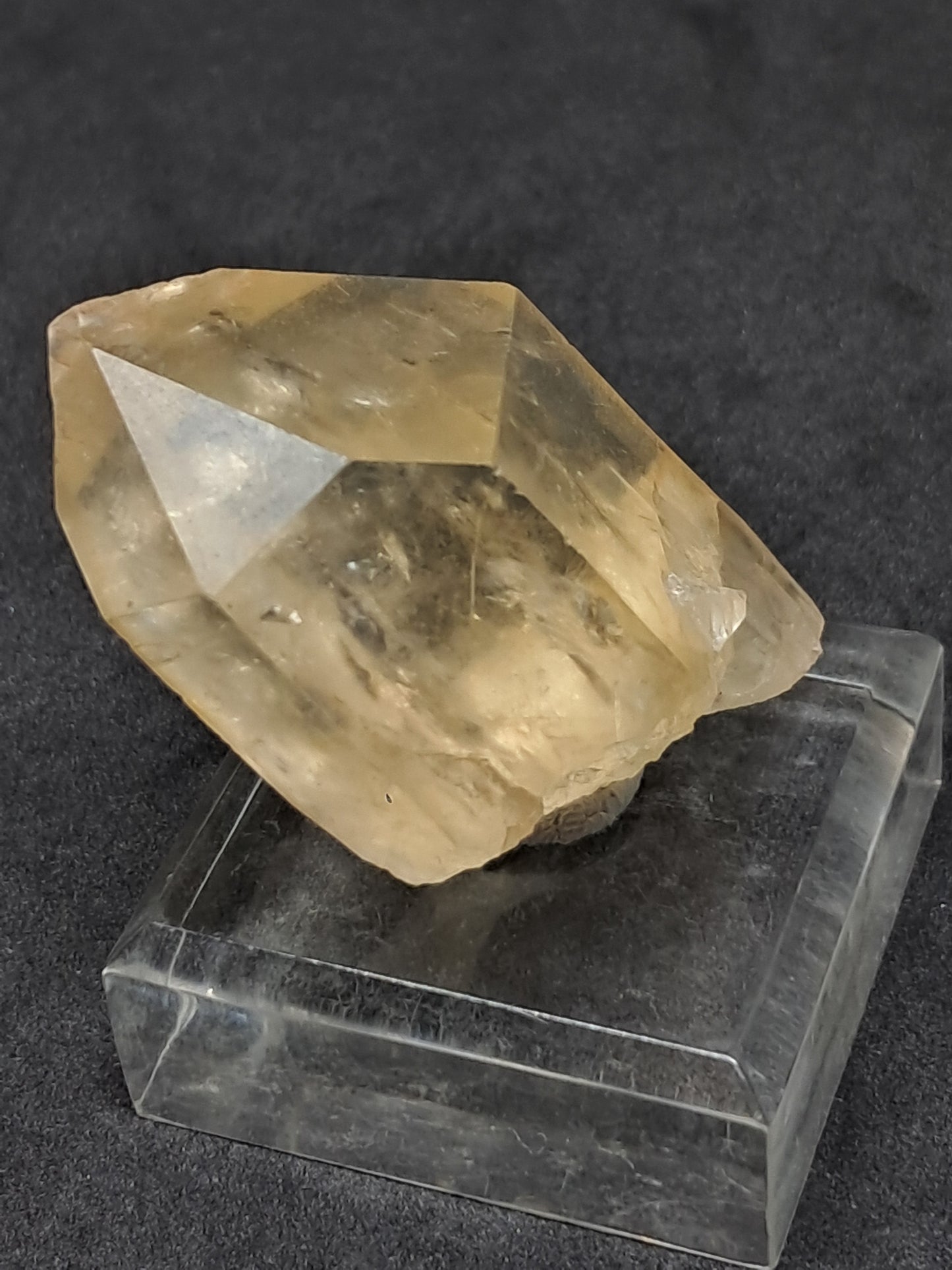 Natural Citrine "Kundalini" (Democratic Republic of Congo) Crystal Point | Mineral Specimen #CTN23