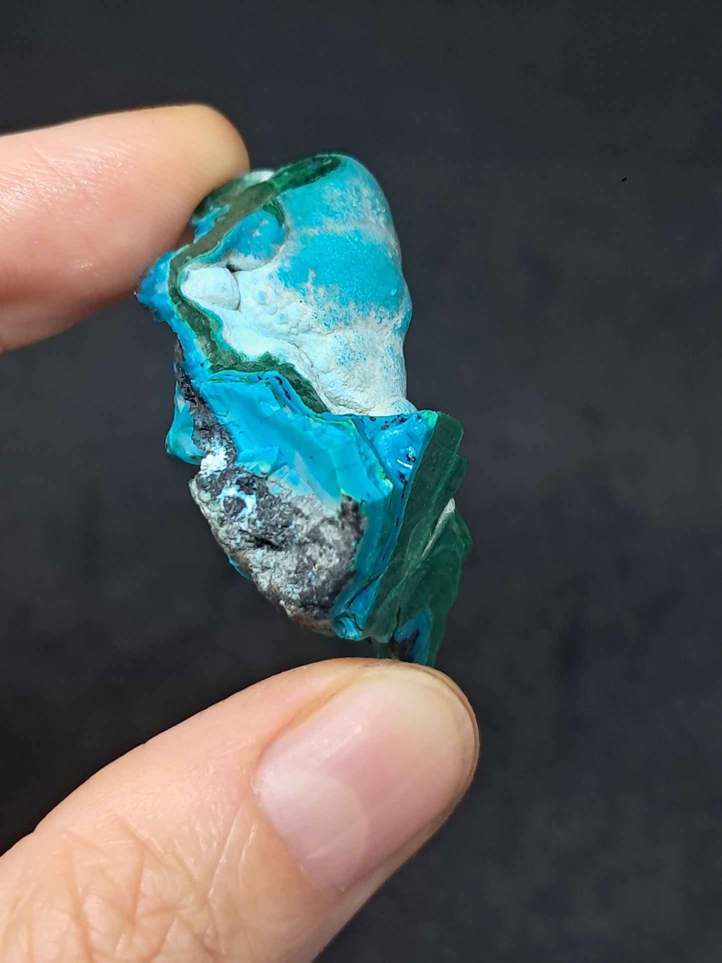 Chrysocolla Malachite (Democratic Republic of Congo) Raw Stone | Rough Crystal | Natural Mineral Specimen #CM5