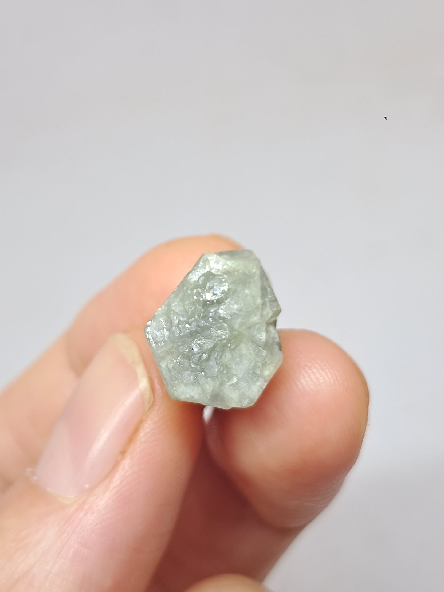 Natural Greenish-Blue *Teal* Sapphire Crystal (Karur) Rough Stone | Mineral Specimen #SP34