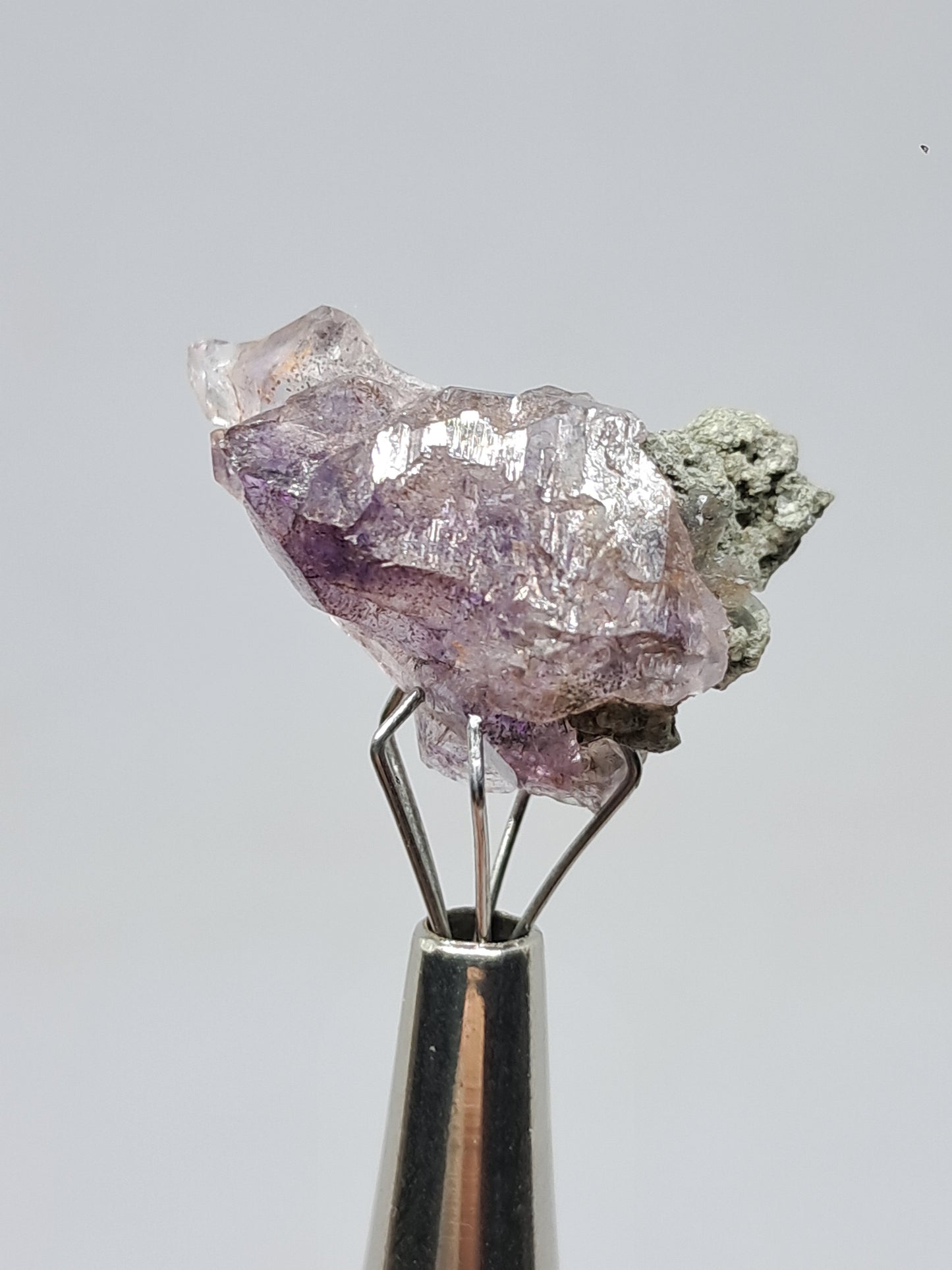 Set of 3 Amethyst from Karur w/ "Super Seven" Inclusions | Natural Crystals | Mineral Specimen #KA169
