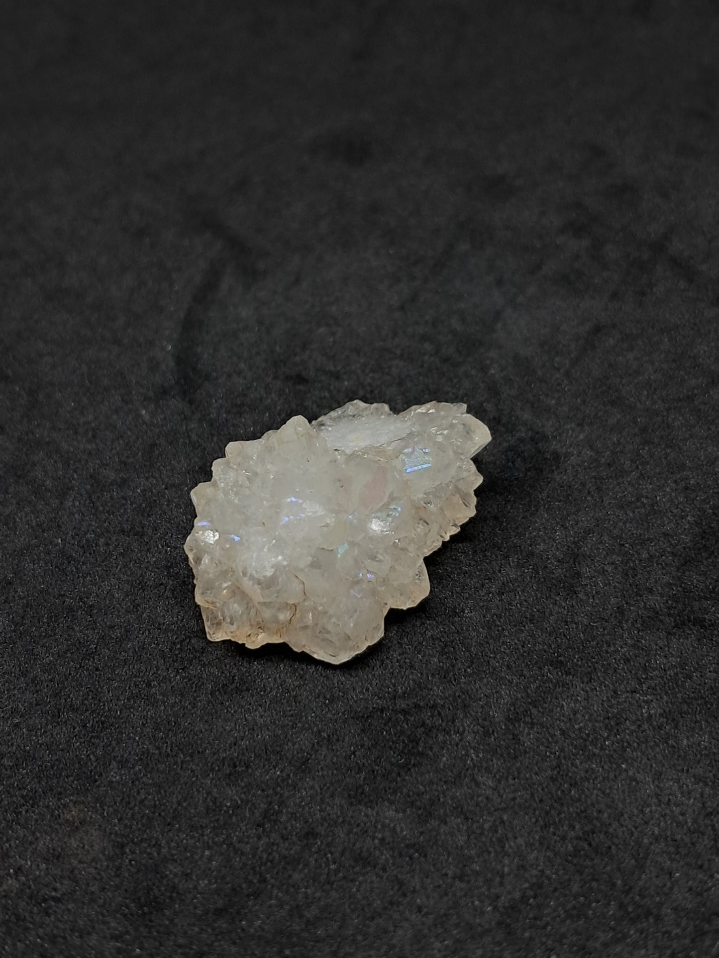 Iris Quartz Stalactite (Anandalite) *high iridiscence* (Non-precious stone) #AQ21