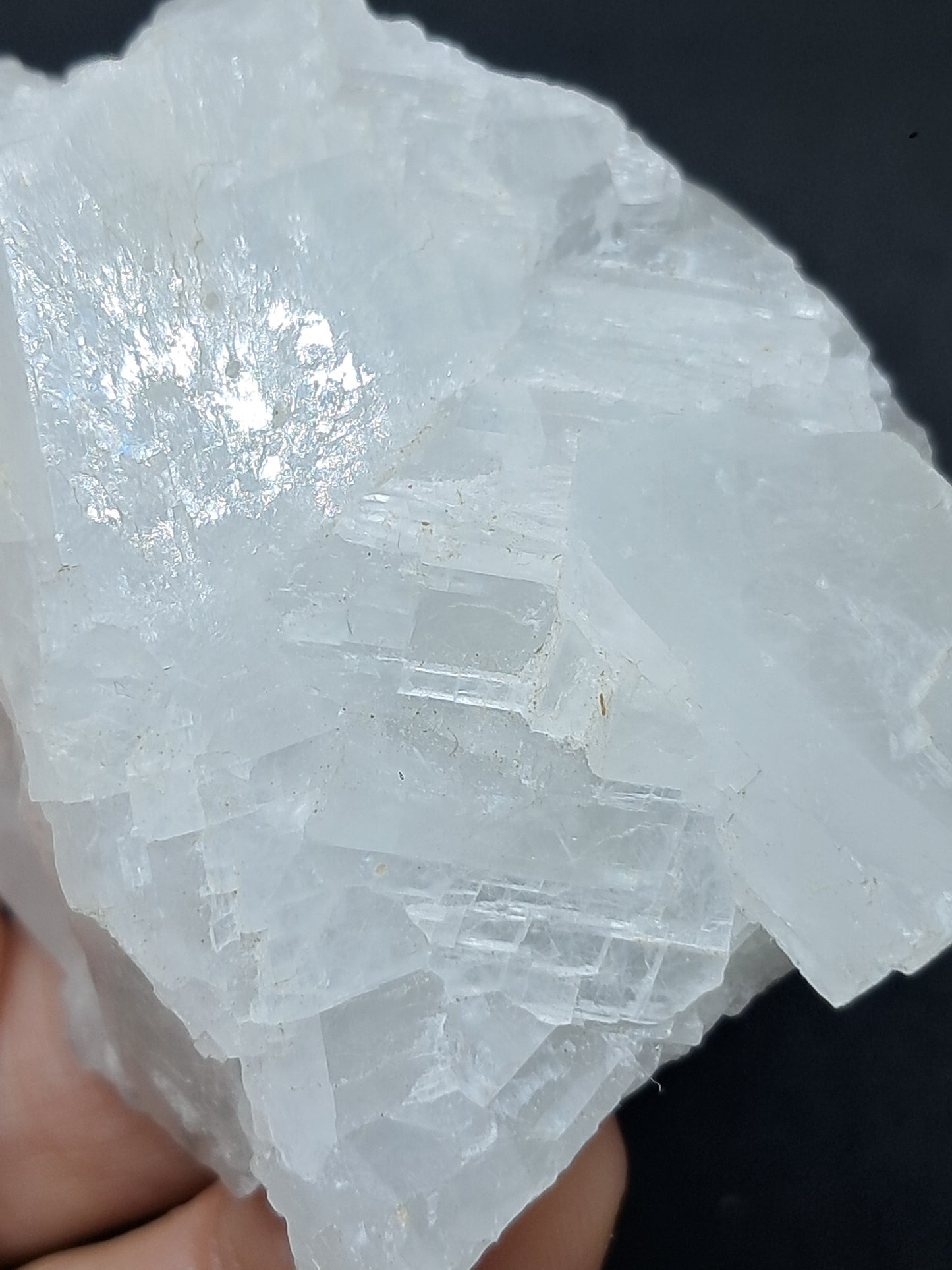 White Calcite (Sri Lanka) Rough Stone | Natural Crystal | Mineral Specimen #CA10