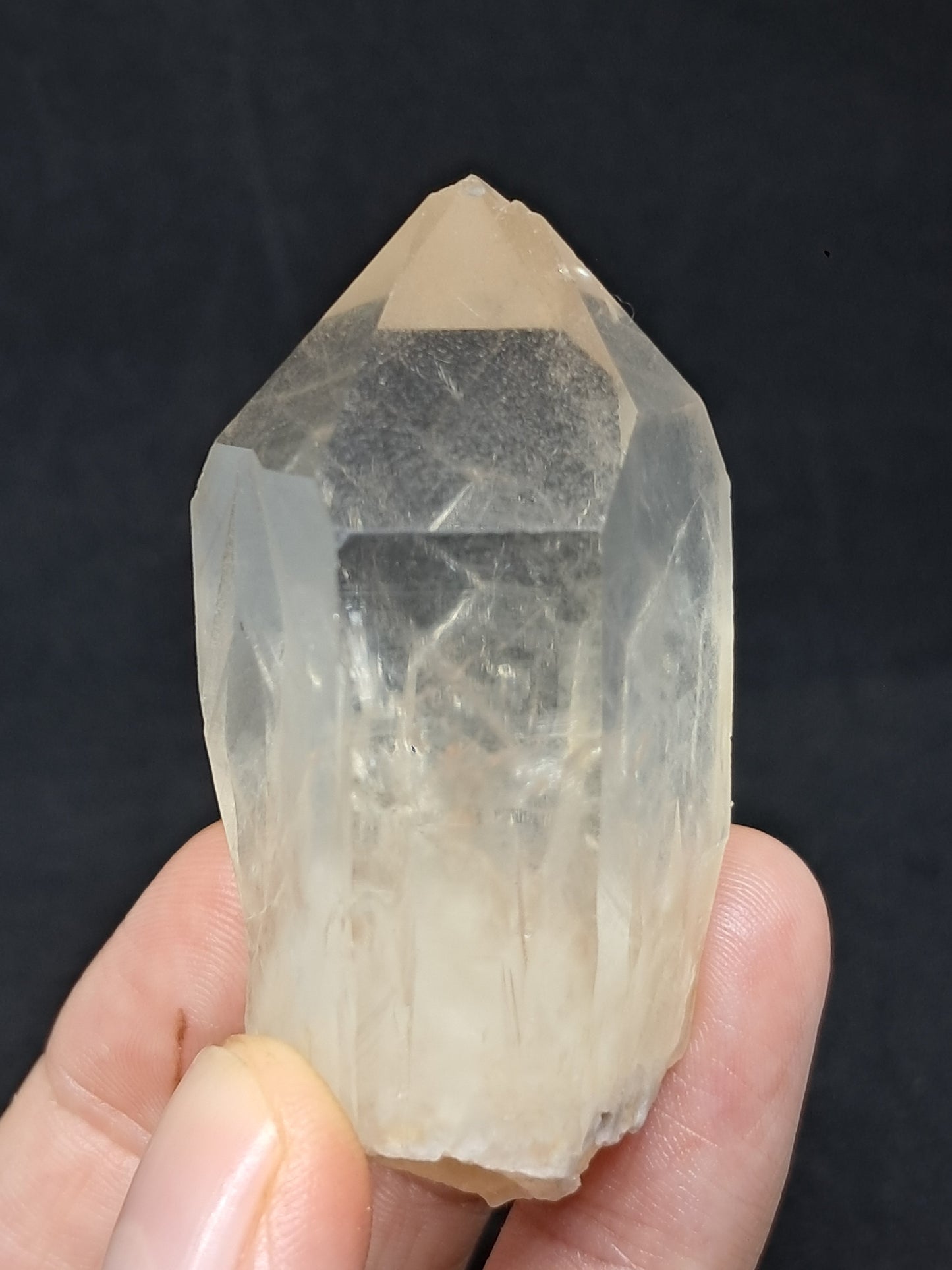 Natural Citrine "Kundalini" (Democratic Republic of Congo) Crystal Point | Mineral Specimen #CTN18