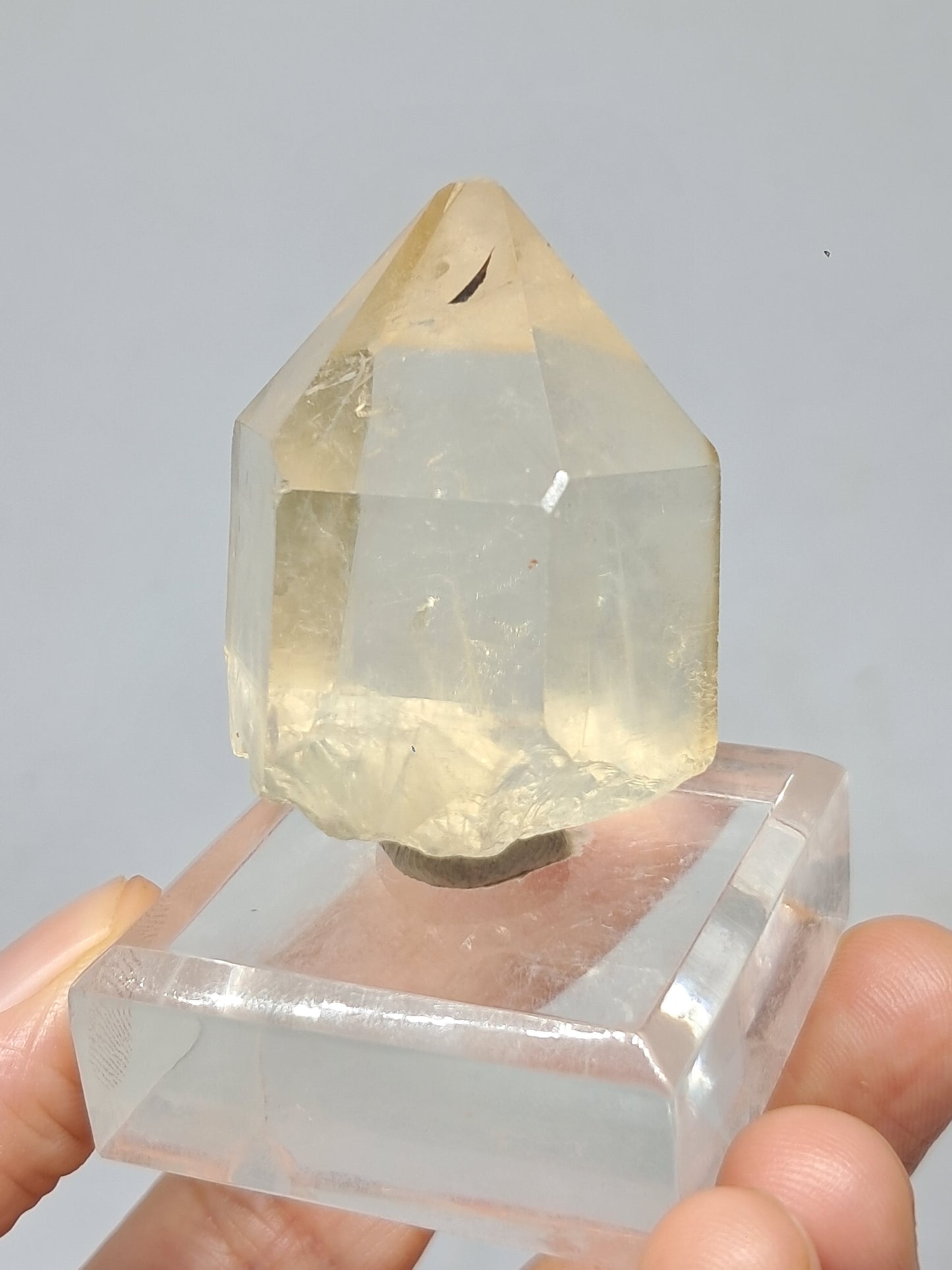 Natural Citrine "Kundalini" (Democratic Republic of Congo) Crystal Point | Mineral Specimen #CTN20