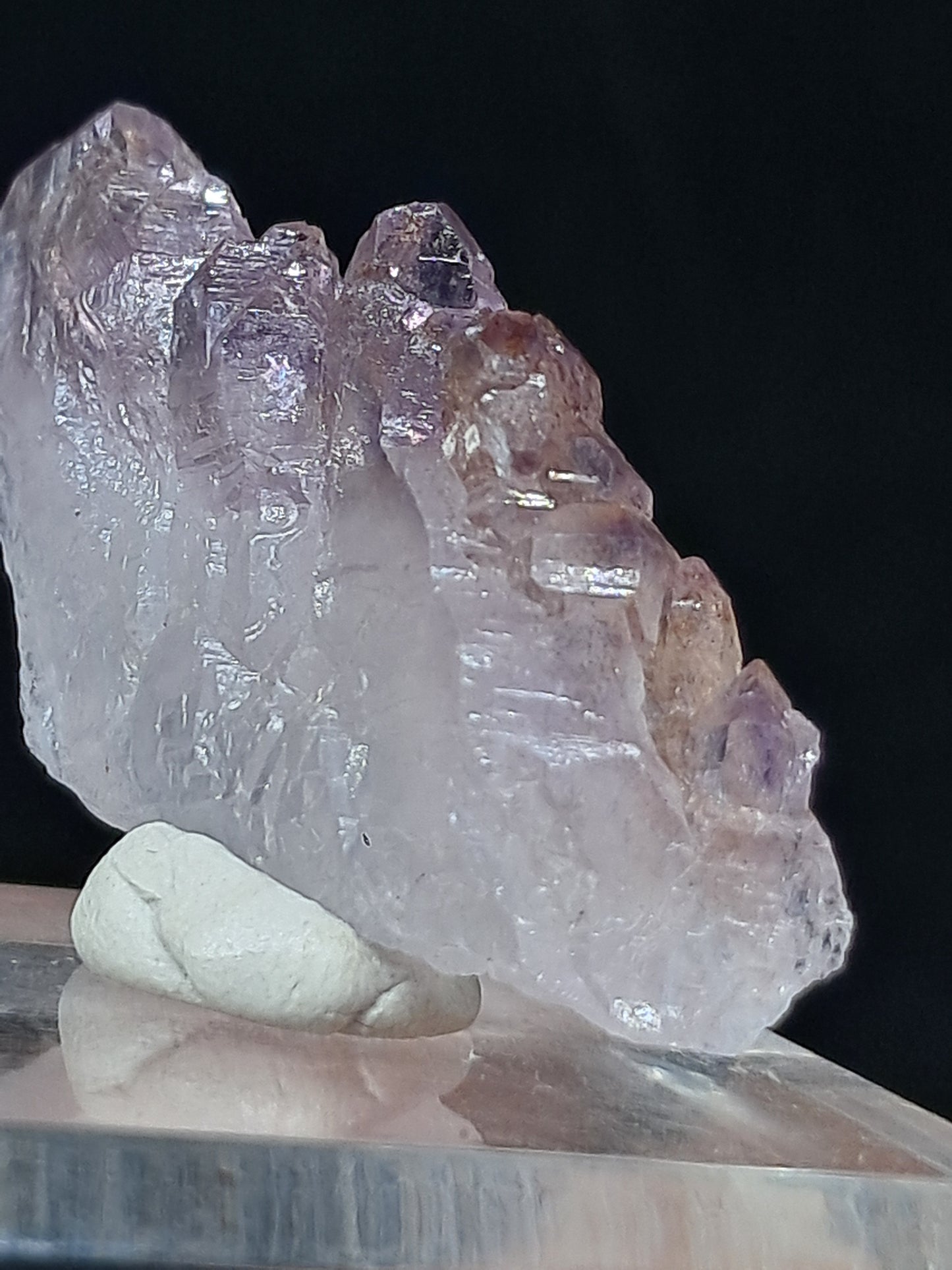 Elestial Amethyst w/ "Super Seven" inclusions (Karur) Crystal Cluster | Natural Stone | Mineral Specimen #KA88