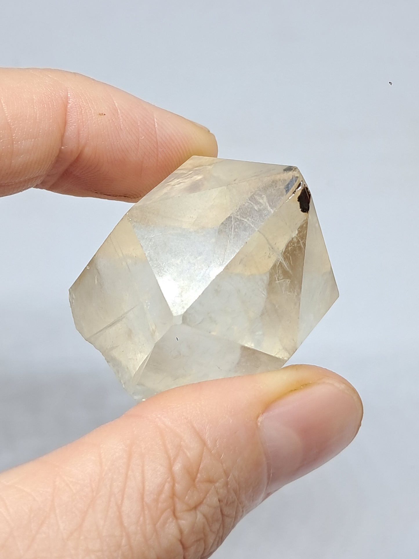 Natural Citrine "Kundalini" (Democratic Republic of Congo) Crystal Point | Mineral Specimen #CTN20