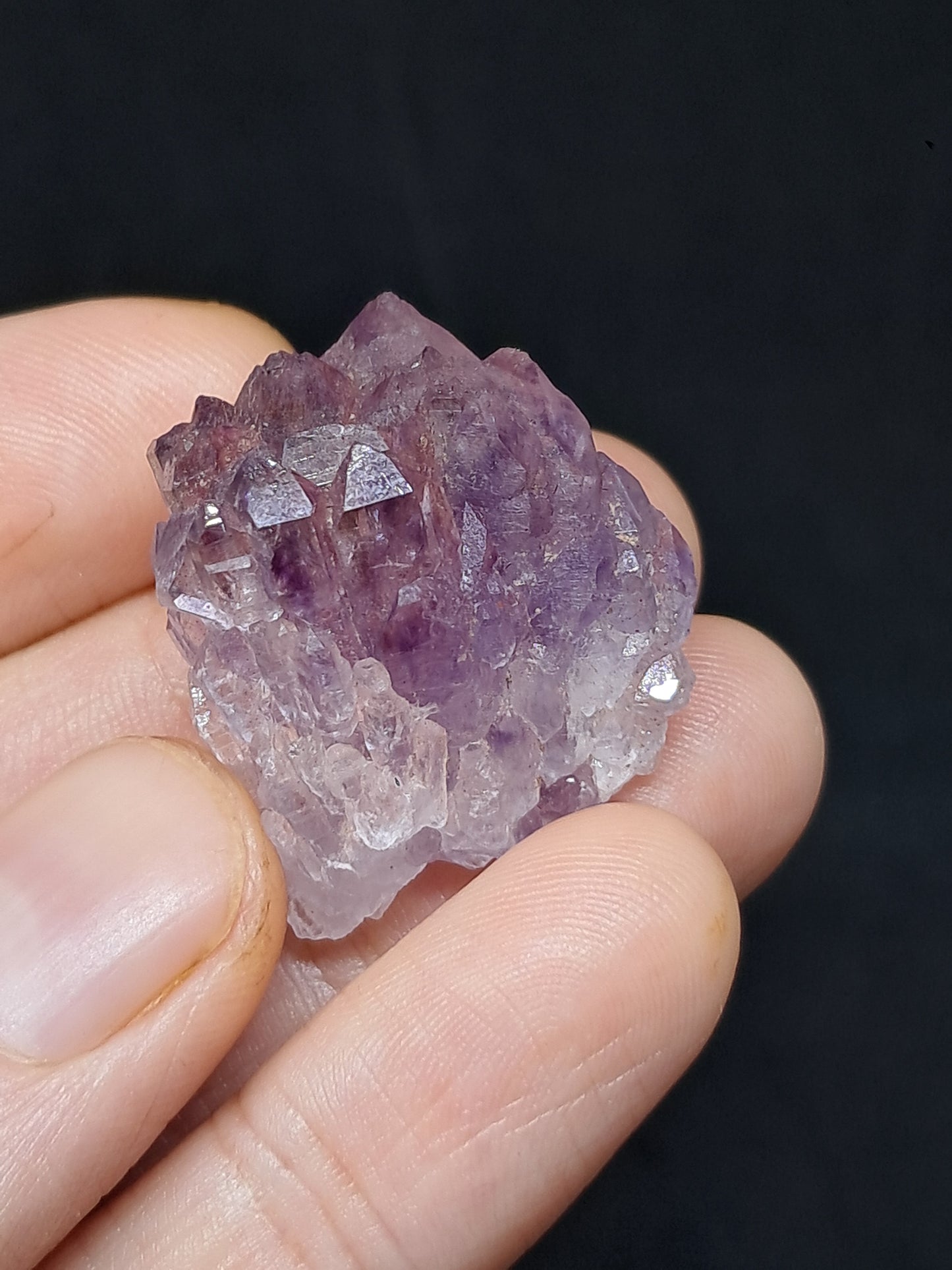 Amatista Elestial (Karur) | Cristal en bruto | Piedra Natural | Espécimen mineral #KA132