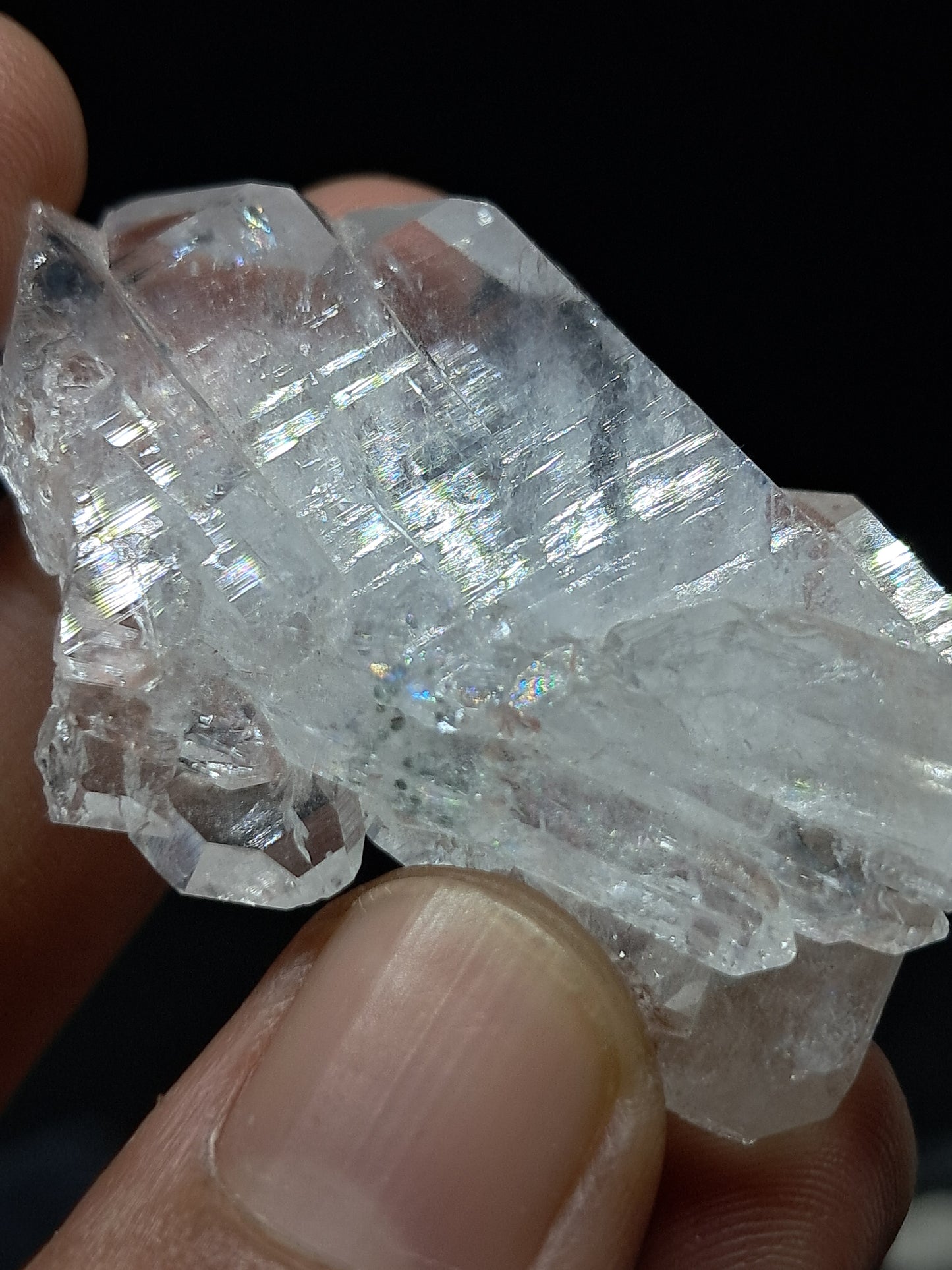 Punta Natural de Cuarzo Claro de la Formación Faden (Santander, Colombia) | Ejemplar Mineral n.° COQ6