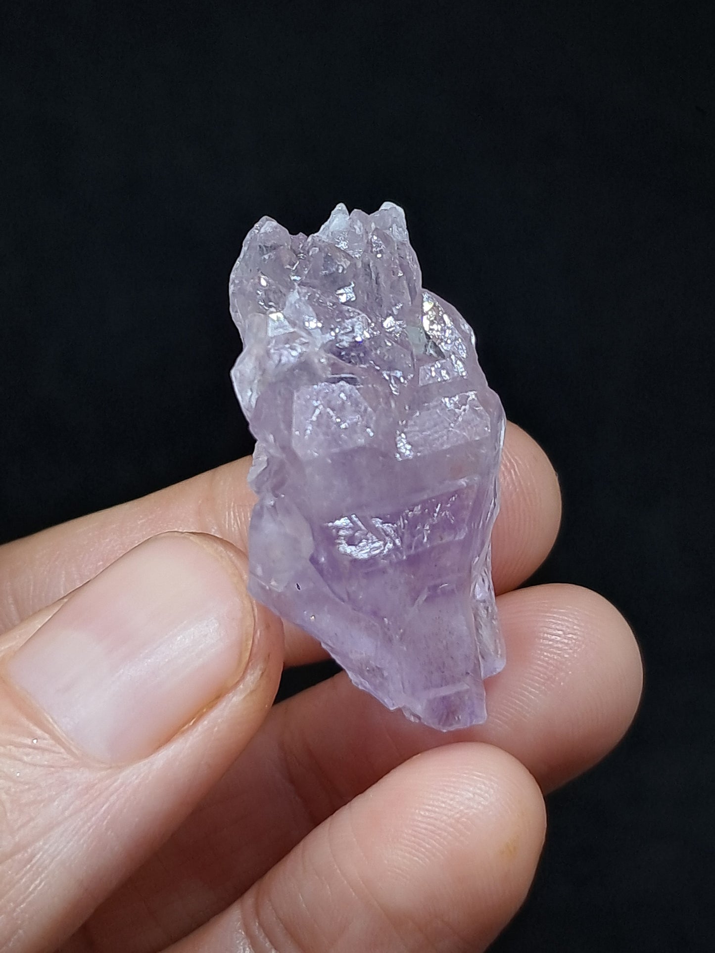 Amatista Elestial (Karur) | Cristal en bruto | Piedra Natural | Espécimen mineral #KA115