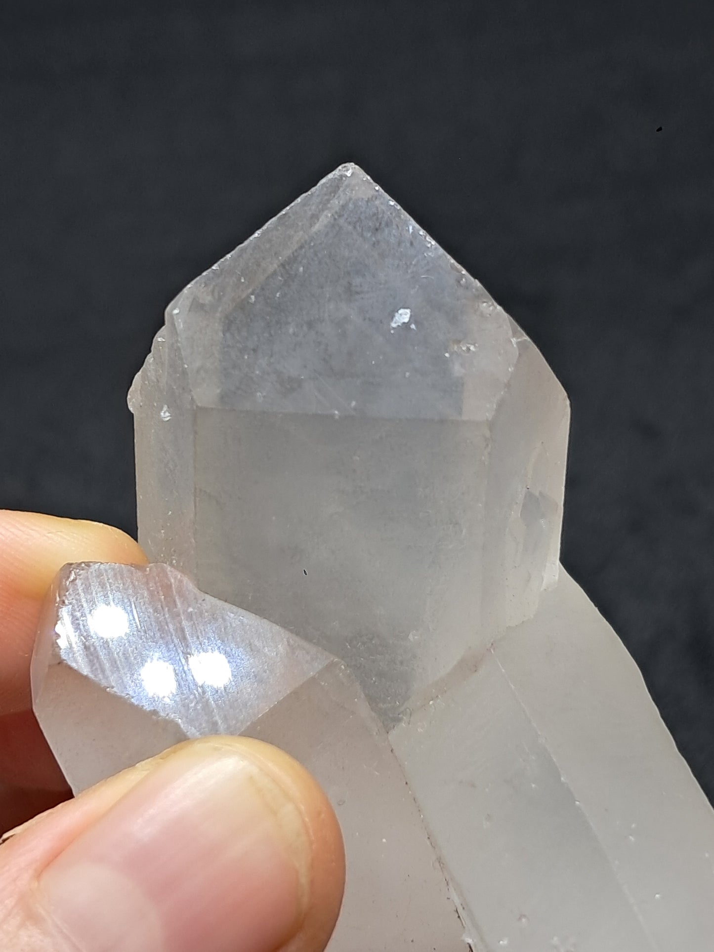 "Brahma" Tibetan Quartz Phantom Cluster | Self-healed Base #CH40