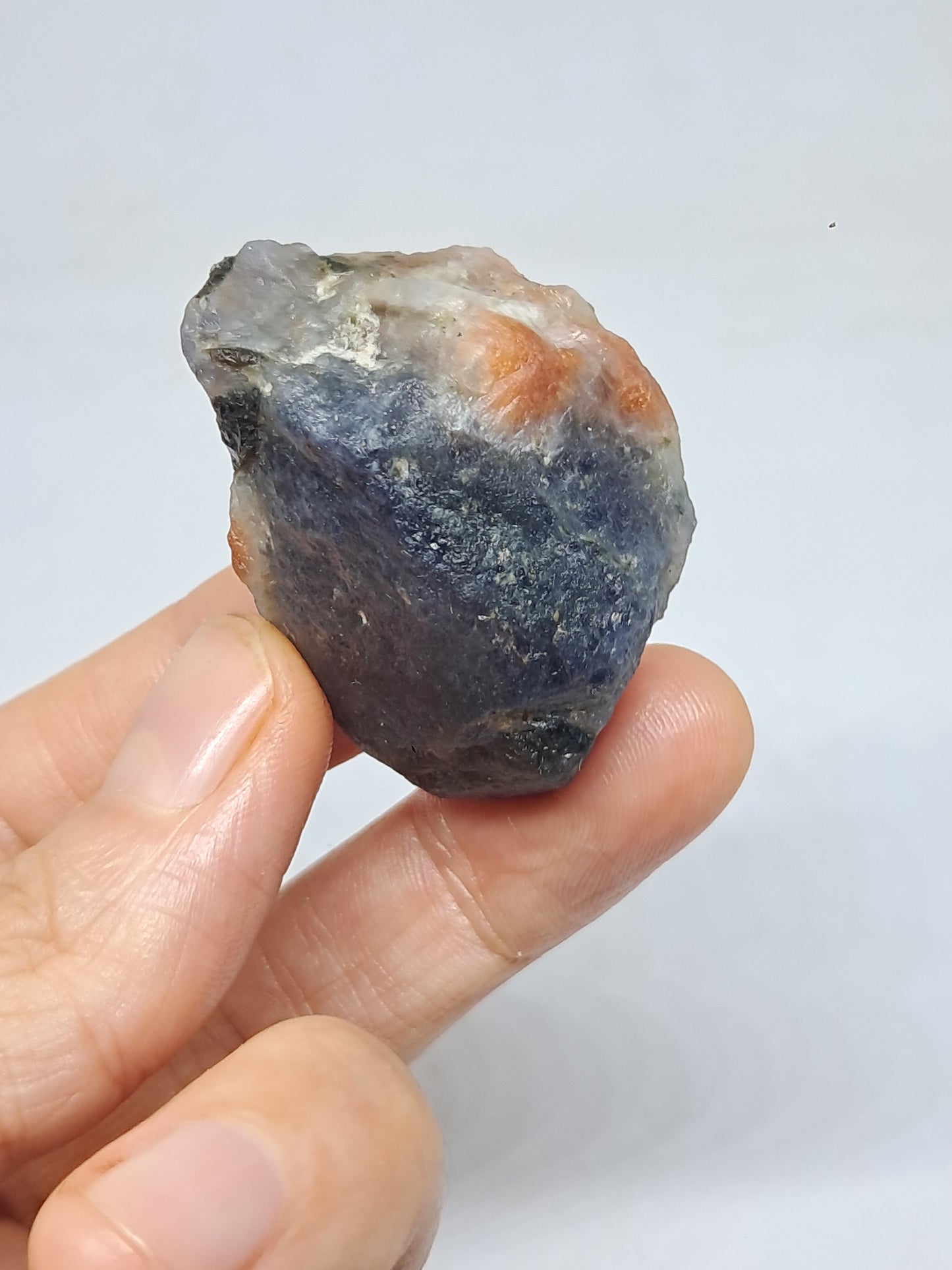 Sunstone w/ Iolite (Tamil Nadu) Rough Stone | Natural Crystal | Mineral Specimen #SI12