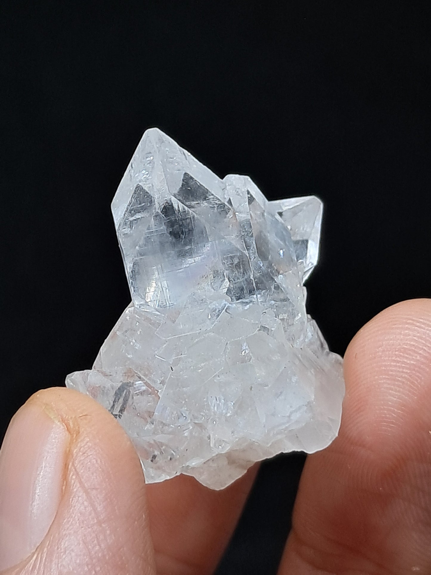 Clear Apophyllite Cluster (Ajanta) Natural Crystal | Mineral Specimen #AP53