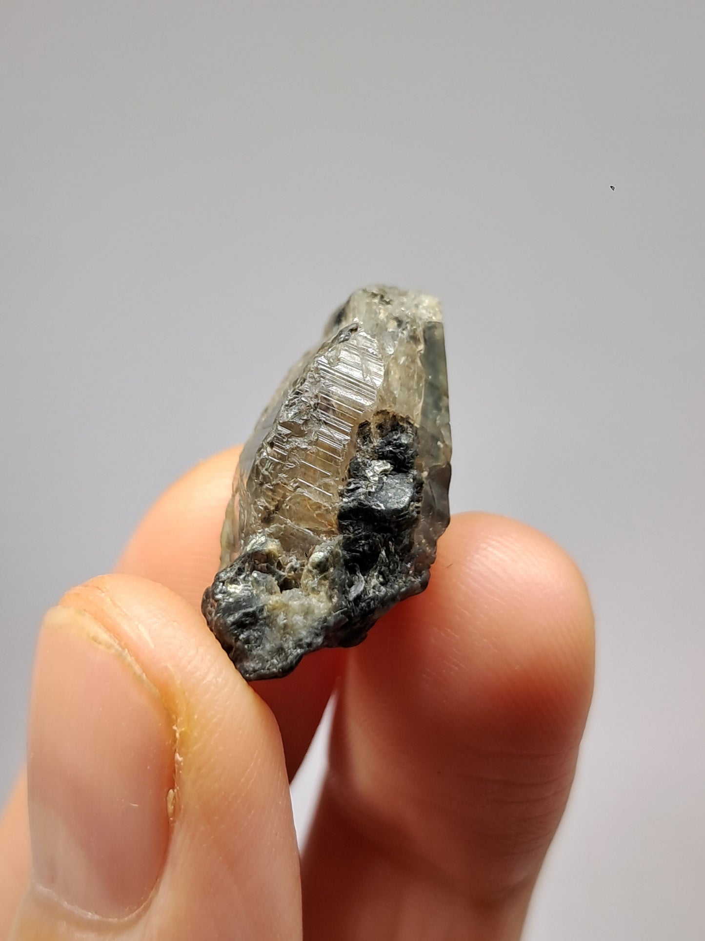 Natural Green Sapphire Crystal (Karur) Rough Stone | Mineral Specimen #SP31