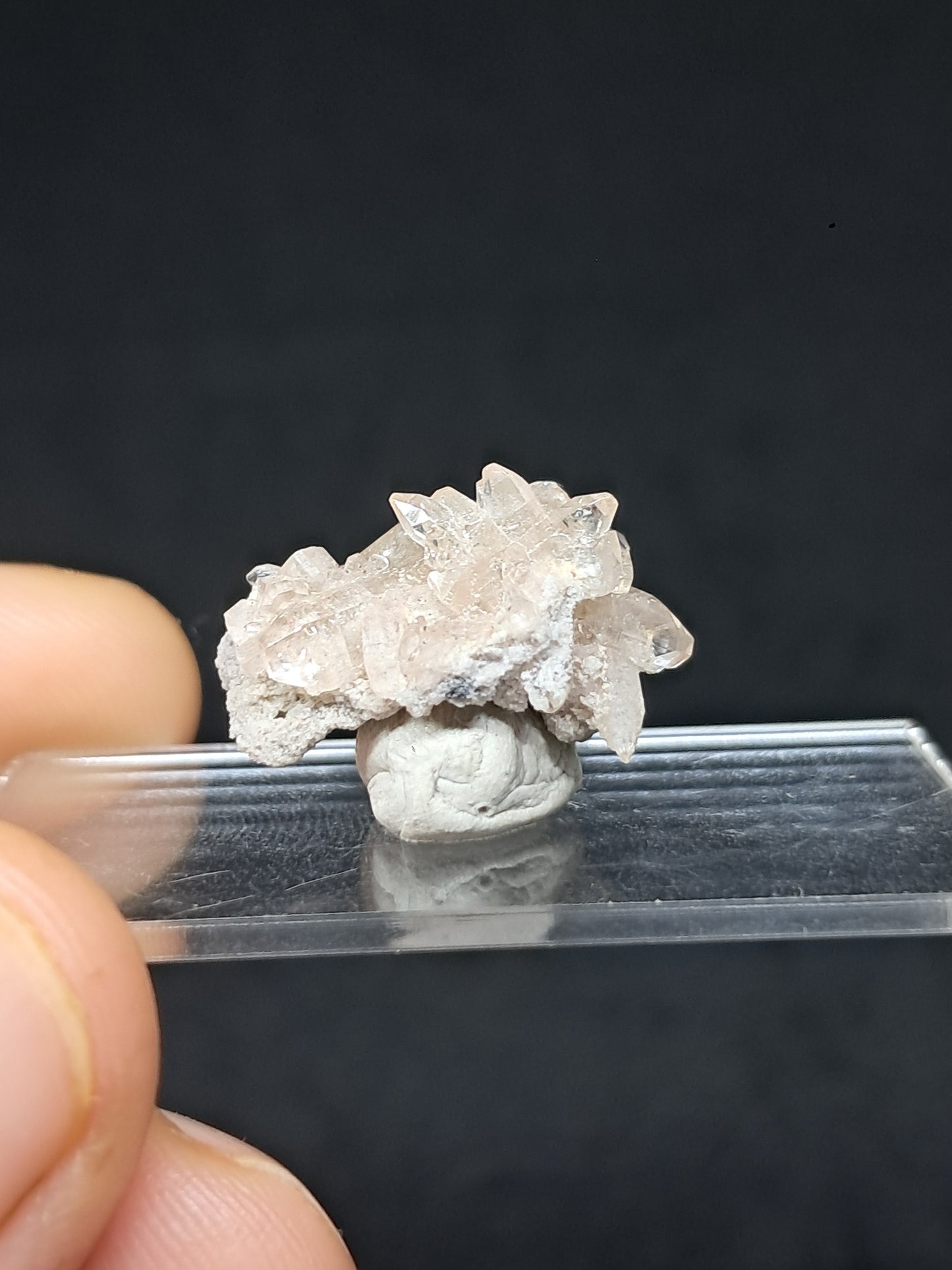 Topacio natural en racimo (México), piedra preciosa rara | Ejemplar mineral n.° TPZ9