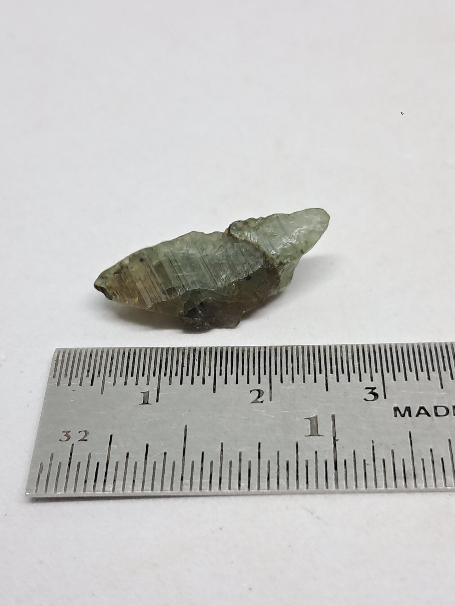 Natural Greenish-Blue *Teal* Sapphire Crystal (Karur) Rough Stone | Mineral Specimen #SP29