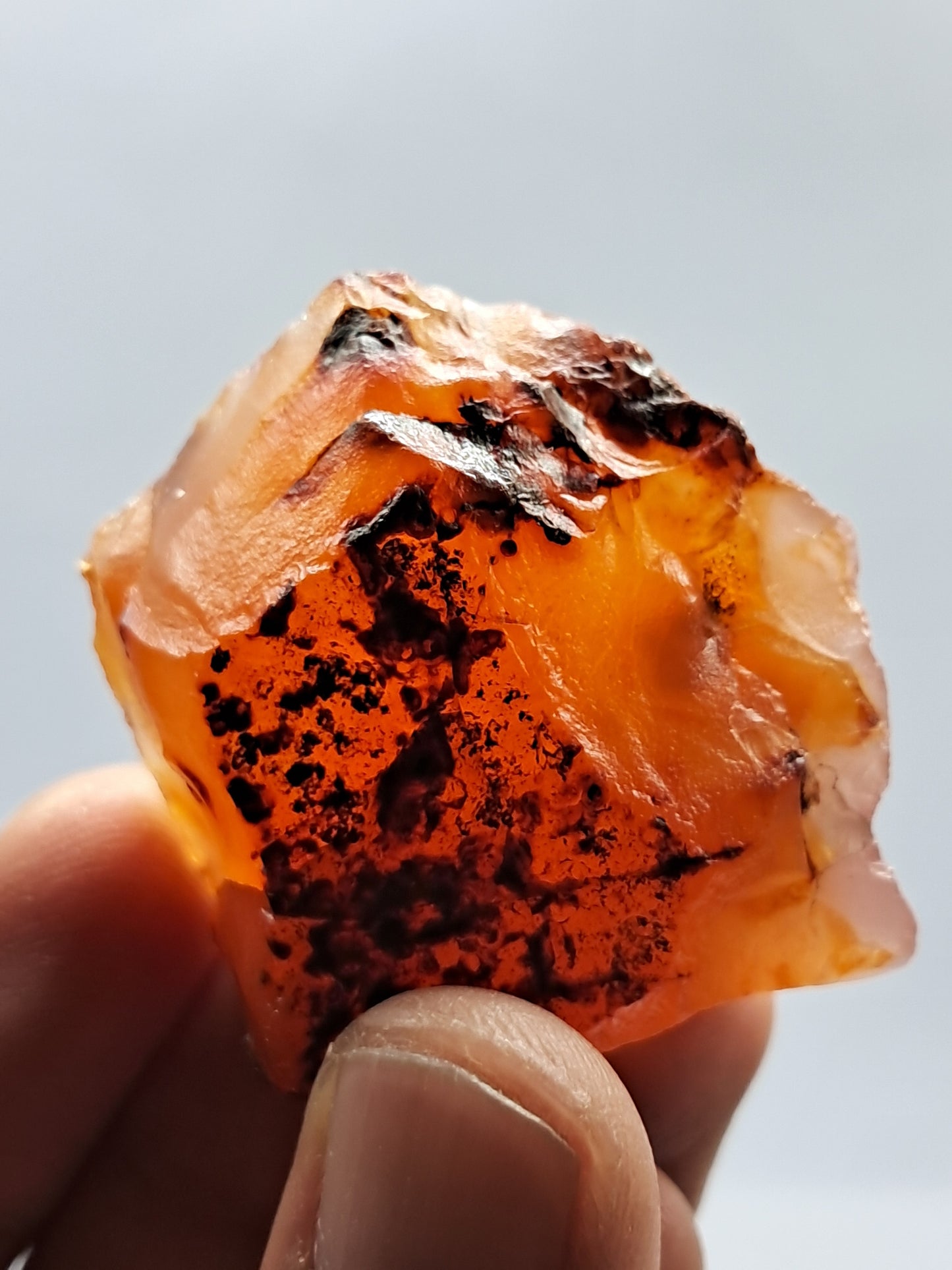 Rough Carnelian (India) Raw Stone | Natural Crystal | Mineral Specimen #CRN3