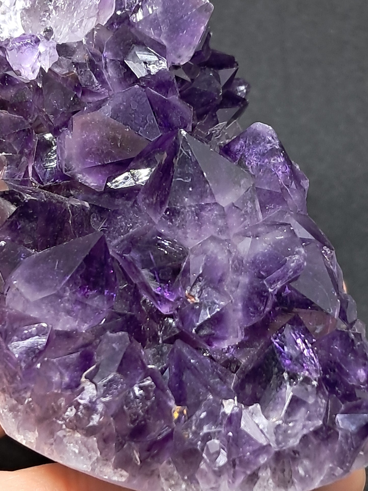 Amethyst Cluster (Madhya Pradesh) | Natural Stone | Deep Purple | Quartz #AM12