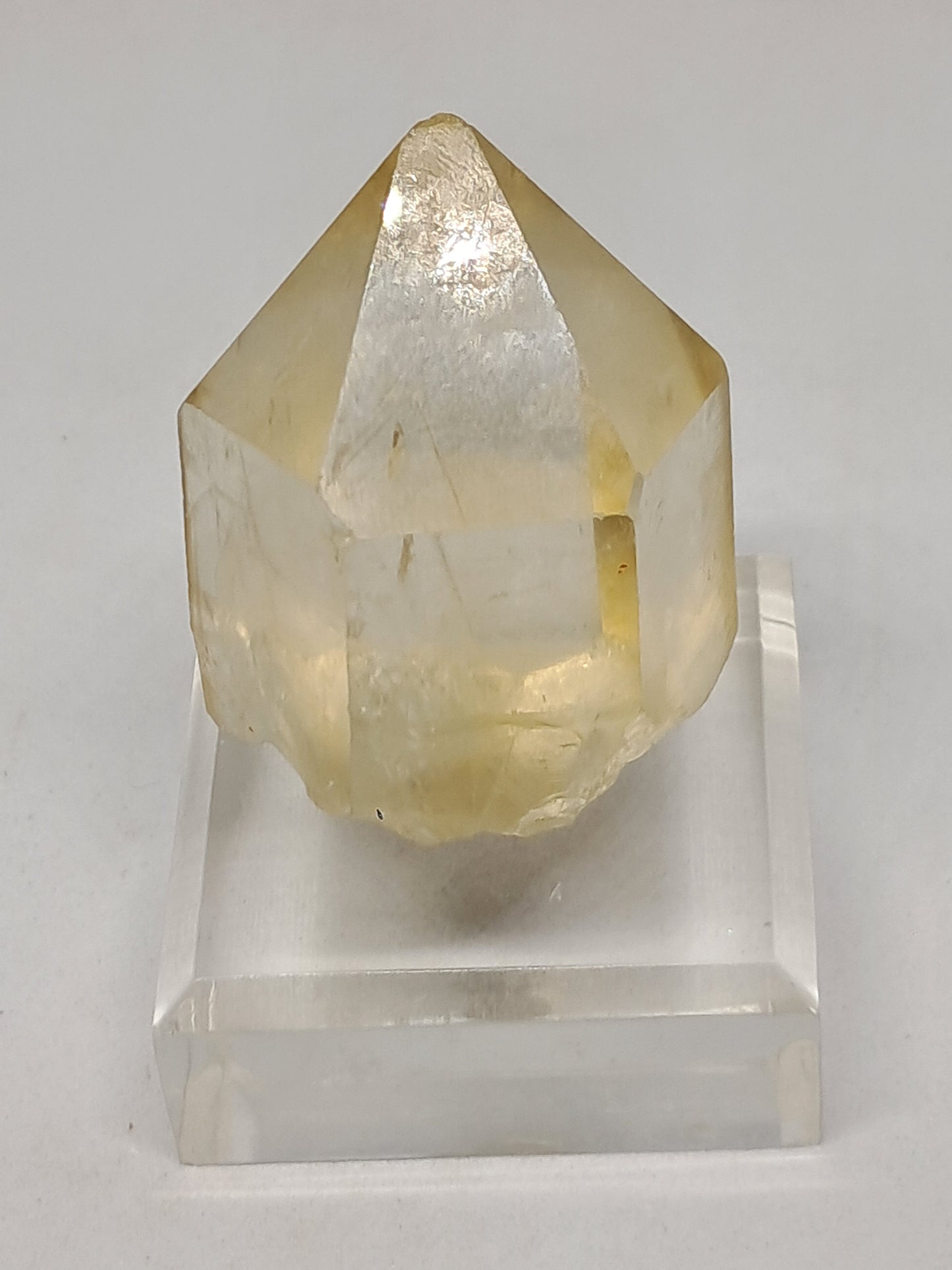 Natural Citrine "Kundalini" (Democratic Republic of Congo) Crystal Point | Mineral Specimen #CTN20
