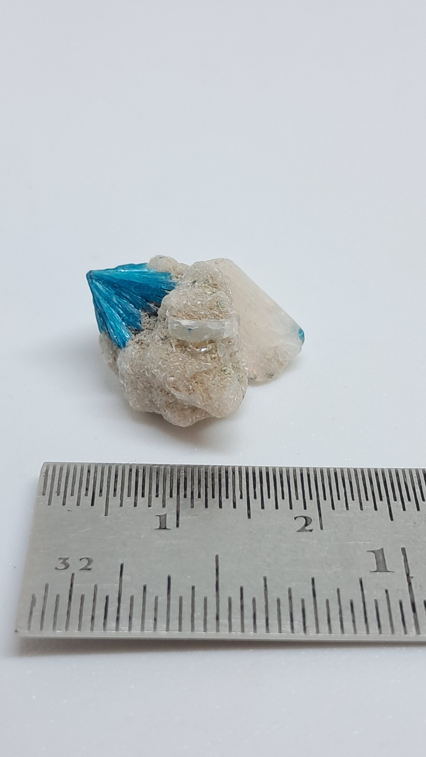 Cavansite and Stilbite on Heulandite Matrix (Wagholi) Rough Crystal | Natural Stone | Rare Mineral Specimen #CV65