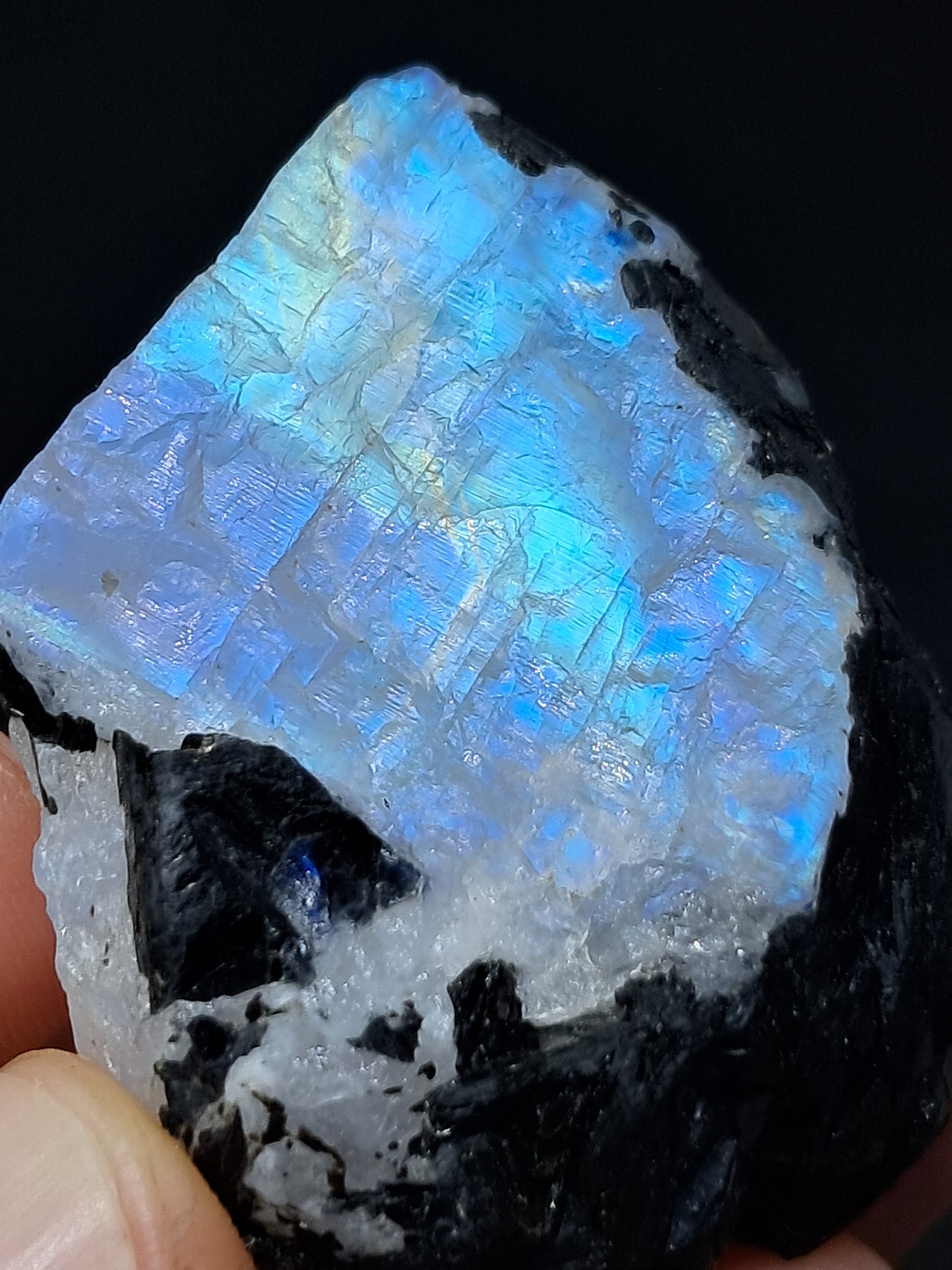 Rainbow Moonstone *High Grade* (Odisha) Rough Stone | Natural Rock #MN11