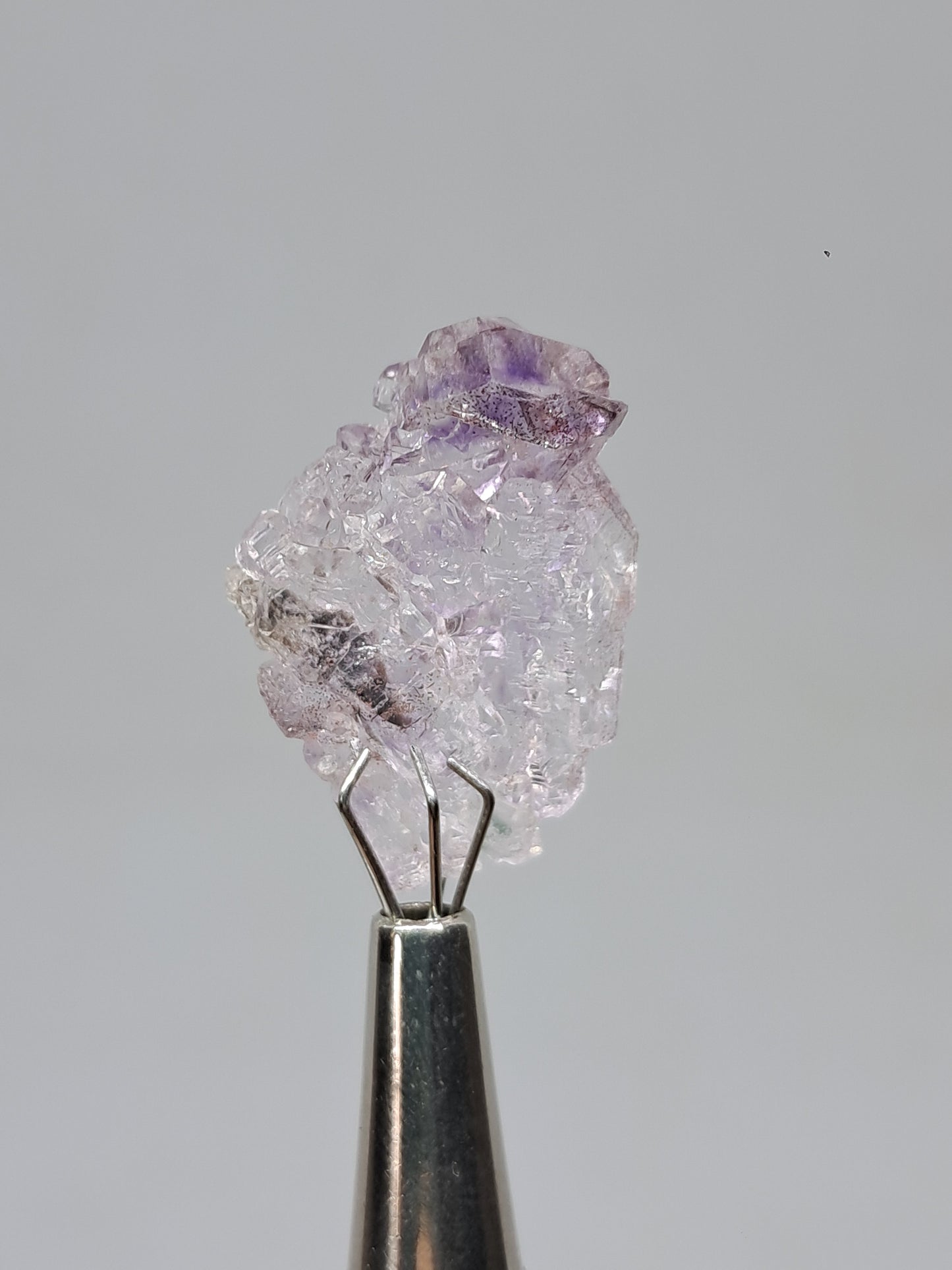 Set of 3 Amethyst from Karur | Natural Crystals | Mineral Specimen #KA170