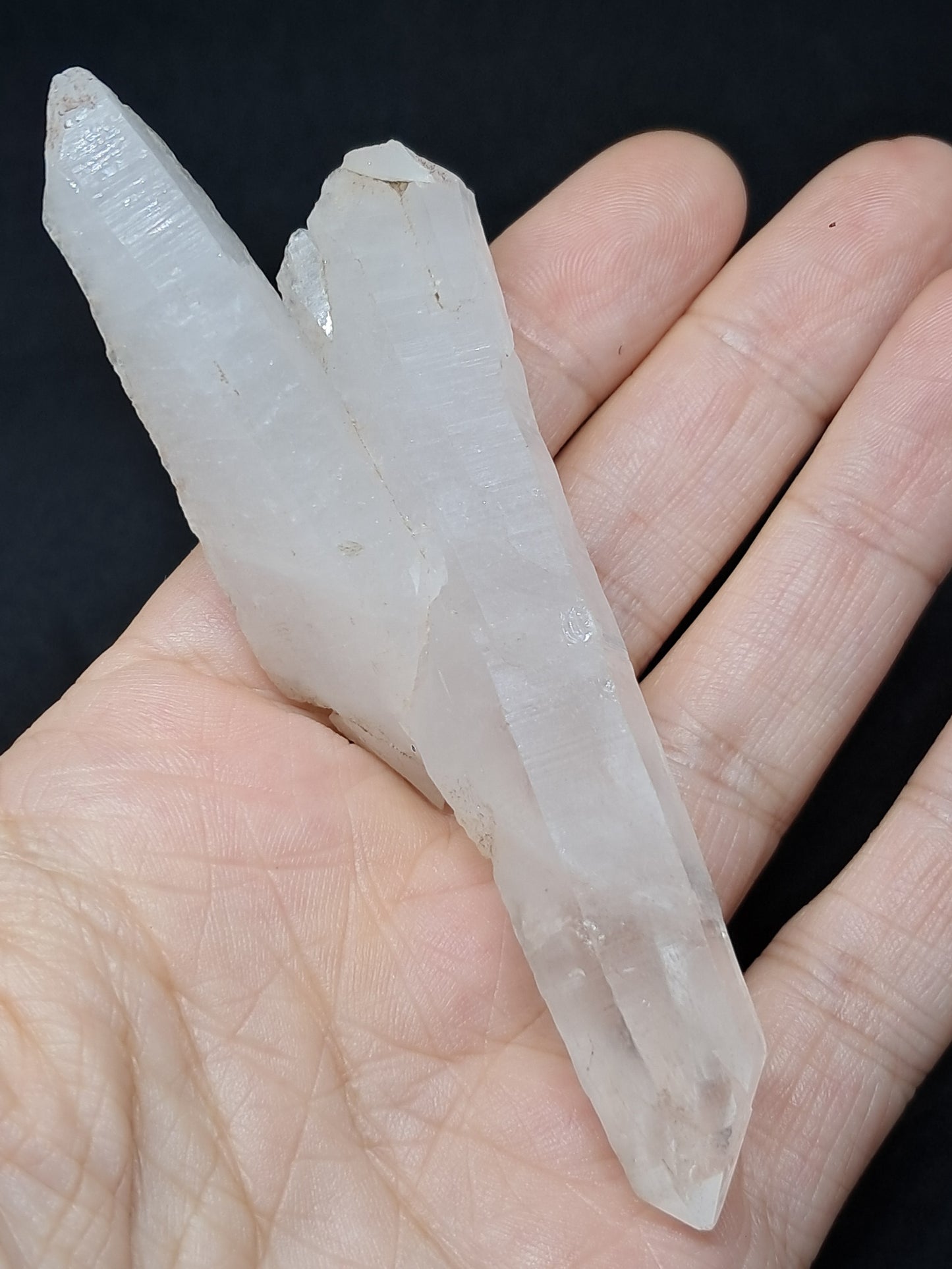 Himalayan Quartz Self-healed Crystal Point | Natural Crystal | Rough Stone | Mineral Specimen #CH46