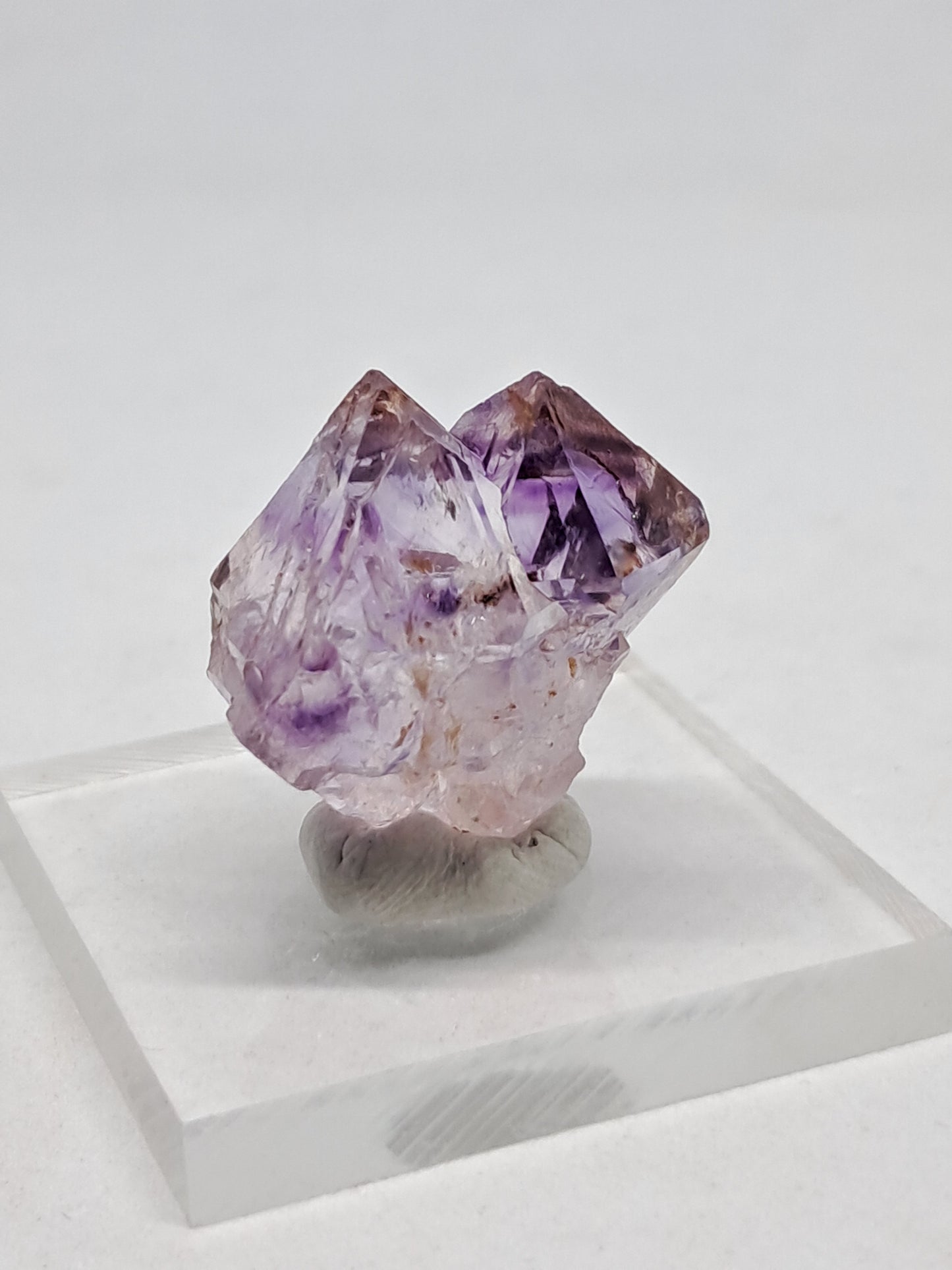 Elestial Amethyst (Karur) Lustrous Purple Quartz Crystal Point | Natural Stone | Mineral Specimen #KA45