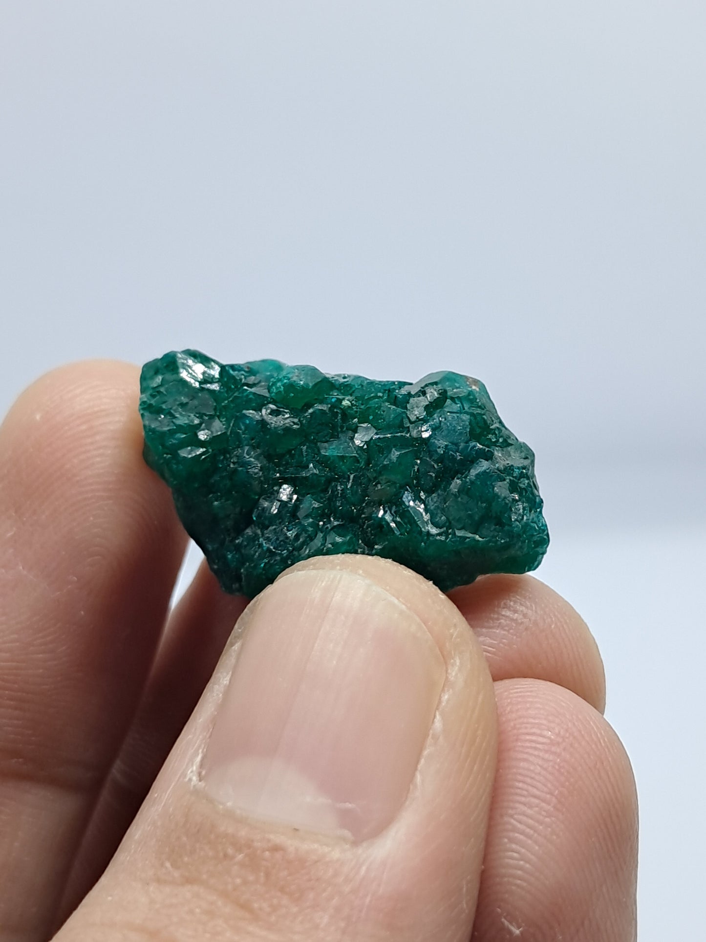 Dioptase (DRC) Natural Cluster | Rough Crystal | Mineral Specimen #DPT6