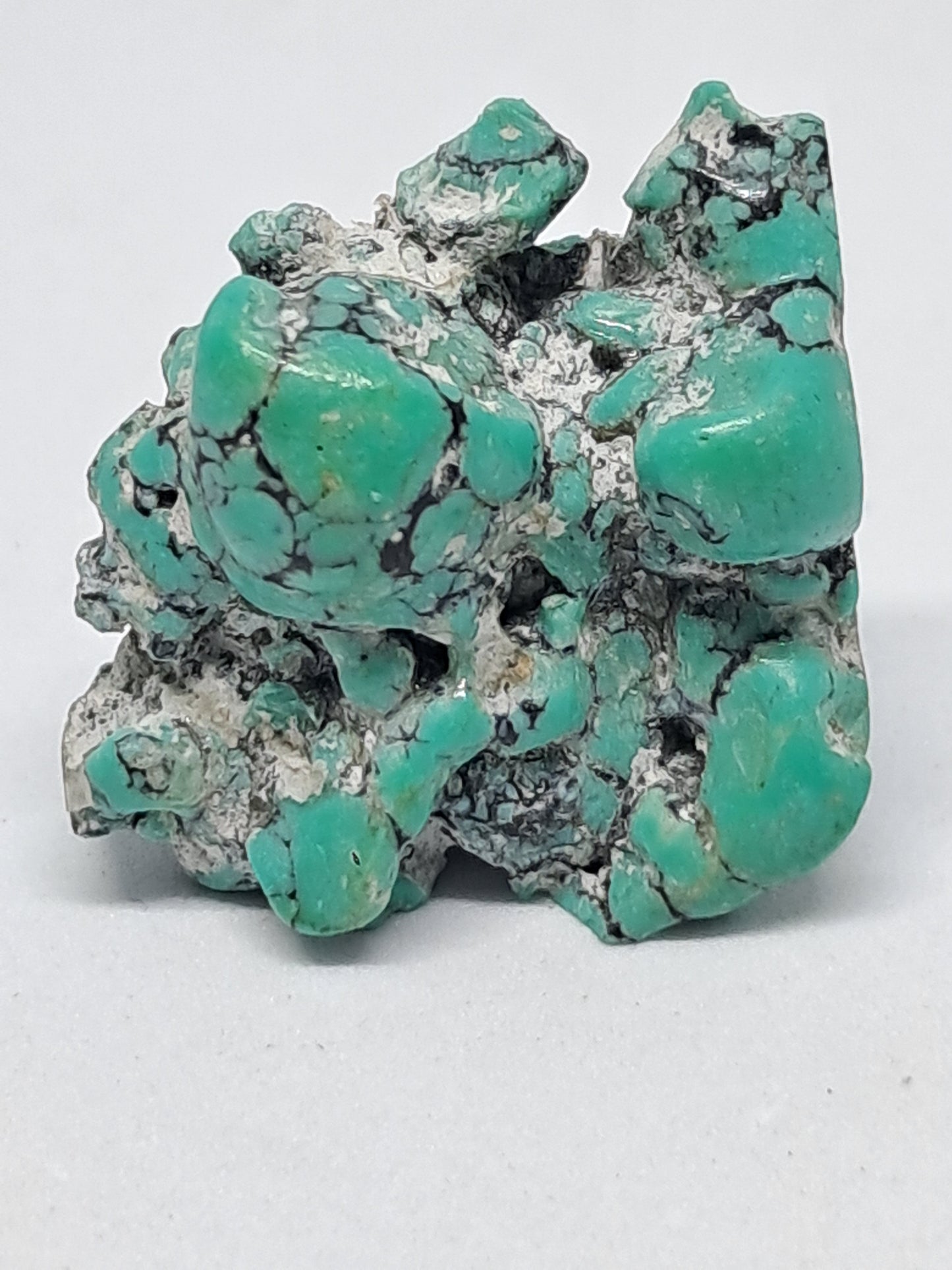 Tibetan Turquoise Stabilized Natural Stone | Mineral Specimen #TT8