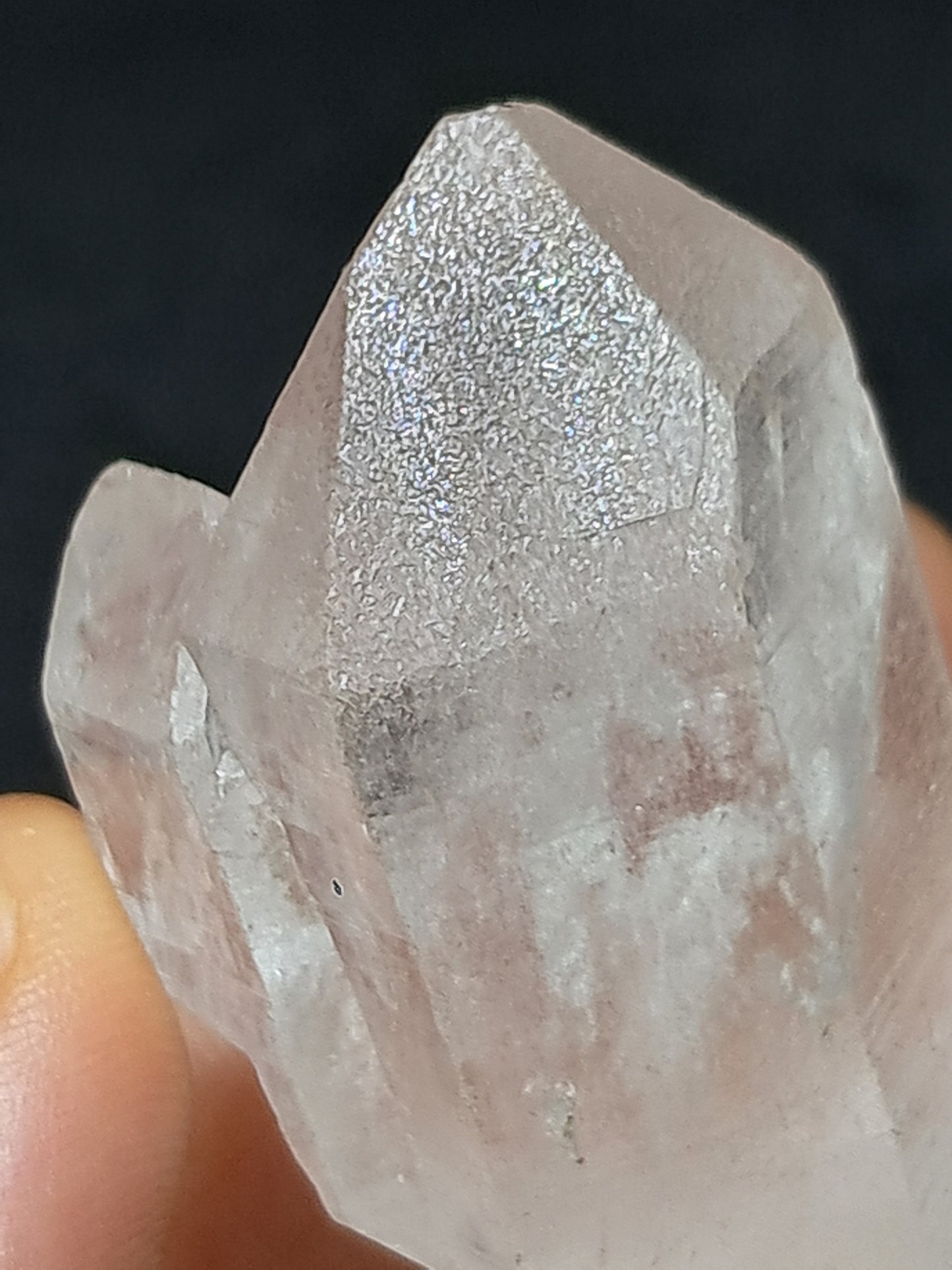 Himalayan Quartz Twin Crystal Point | Natural Etched Crystal | Rough Stone | Mineral Specimen #CH45