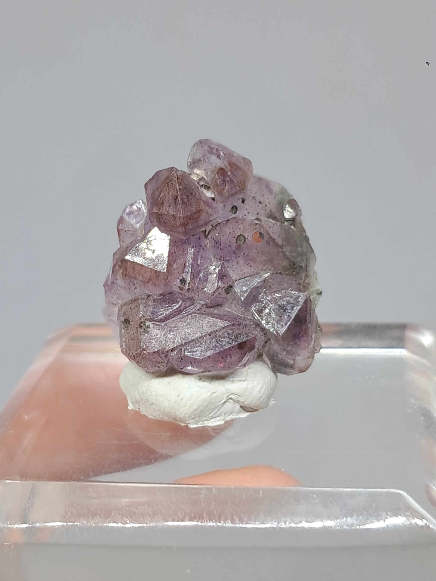 Amatista Elestial Super Seven (Karur) | Cúmulo de cristales en bruto | Piedra natural | Ejemplar mineral n.° KA137