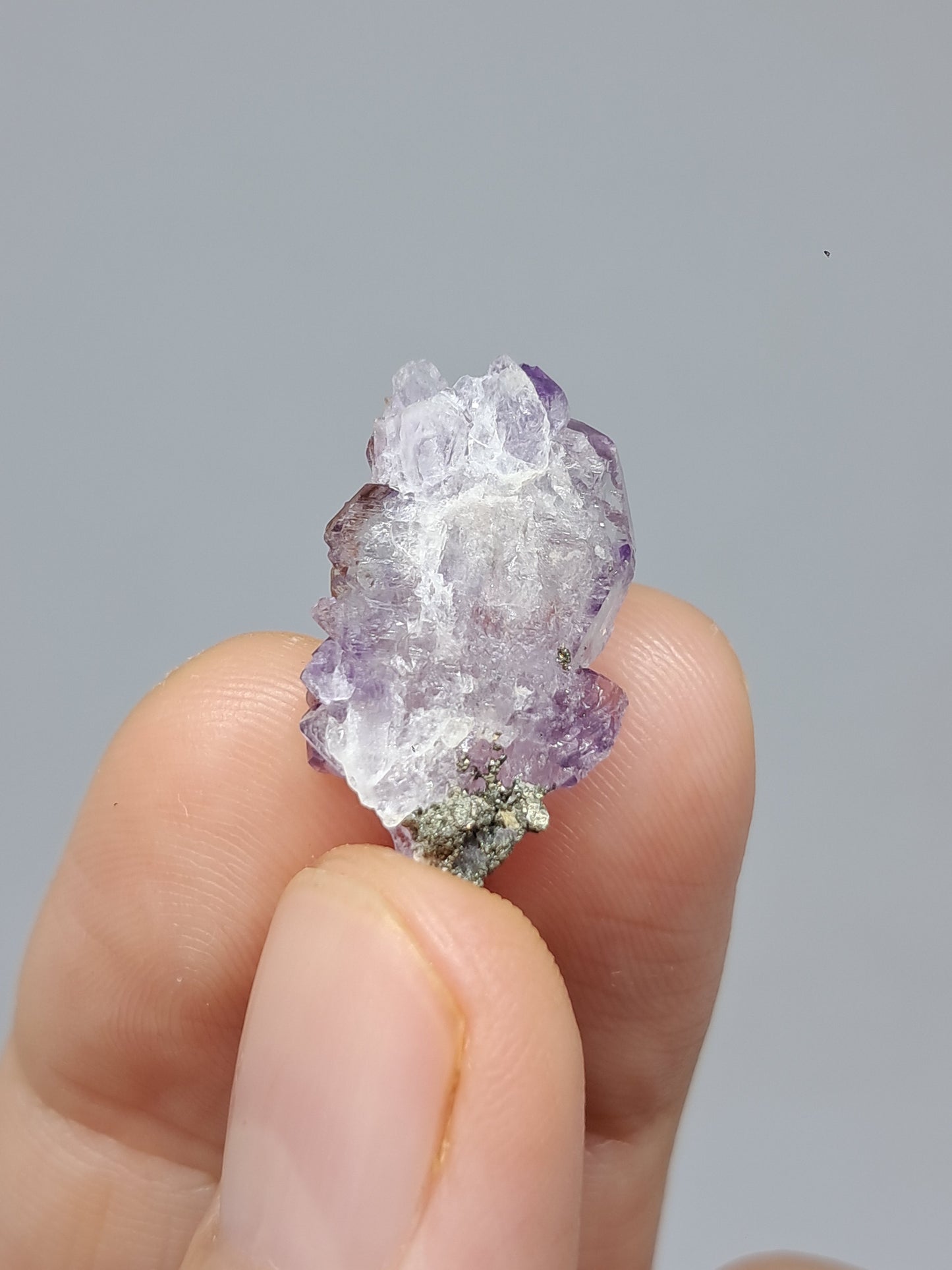 Set of 3 Amethyst from Karur | Natural Crystals | Mineral Specimen #KA170