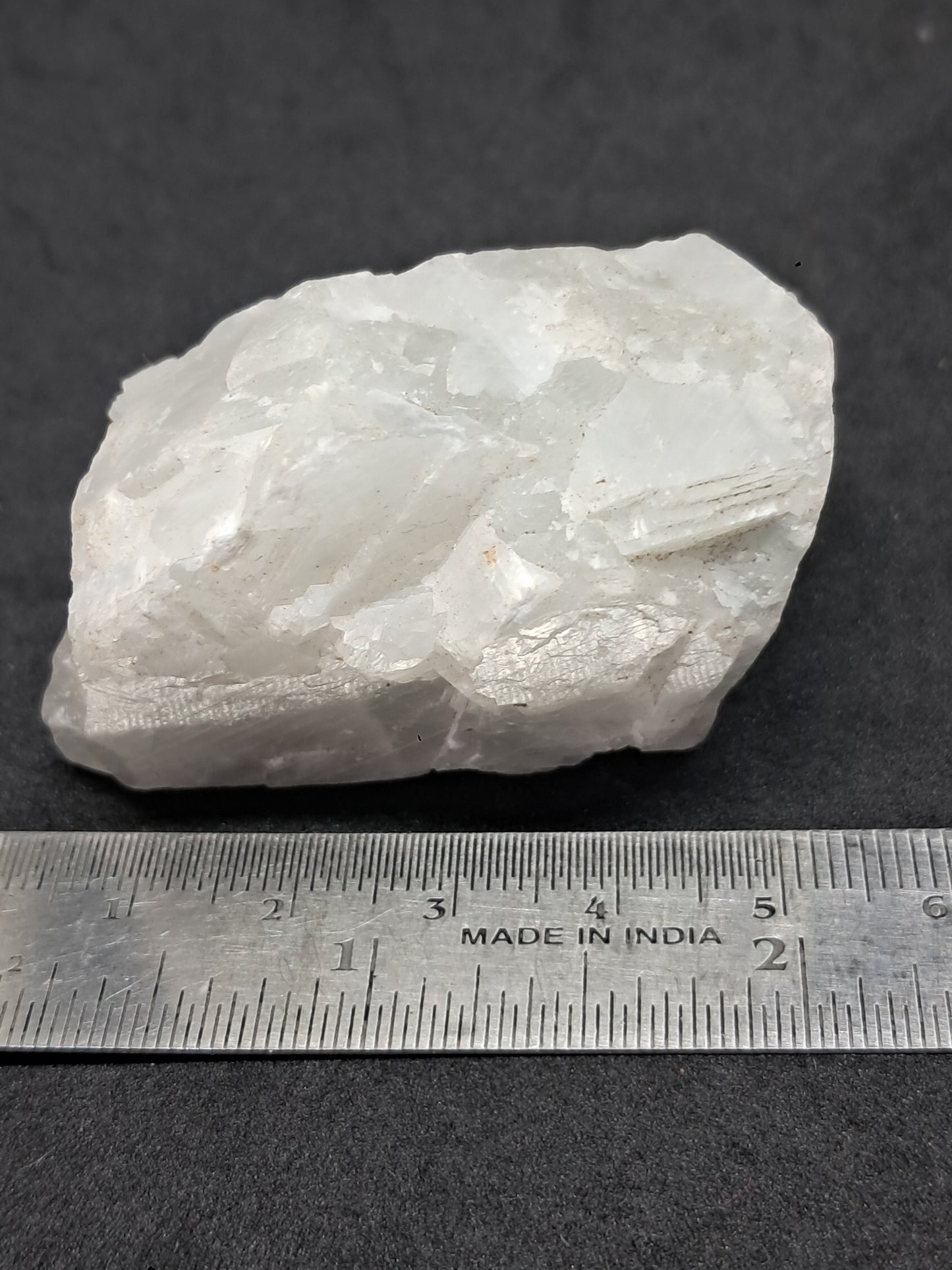 White Calcite (Sri Lanka) Rough Stone | Natural Crystal | Mineral Specimen #CA11