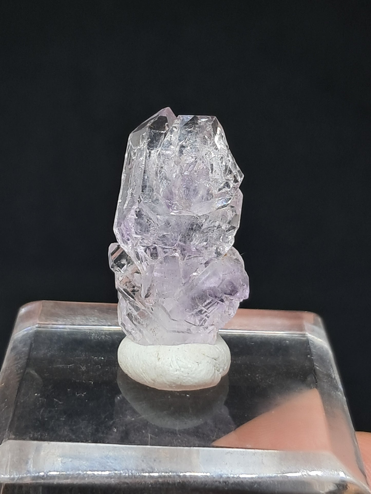 Amatista en racimo (Karur) | Cristal en bruto | Piedra natural | Ejemplar mineral n.° KA114