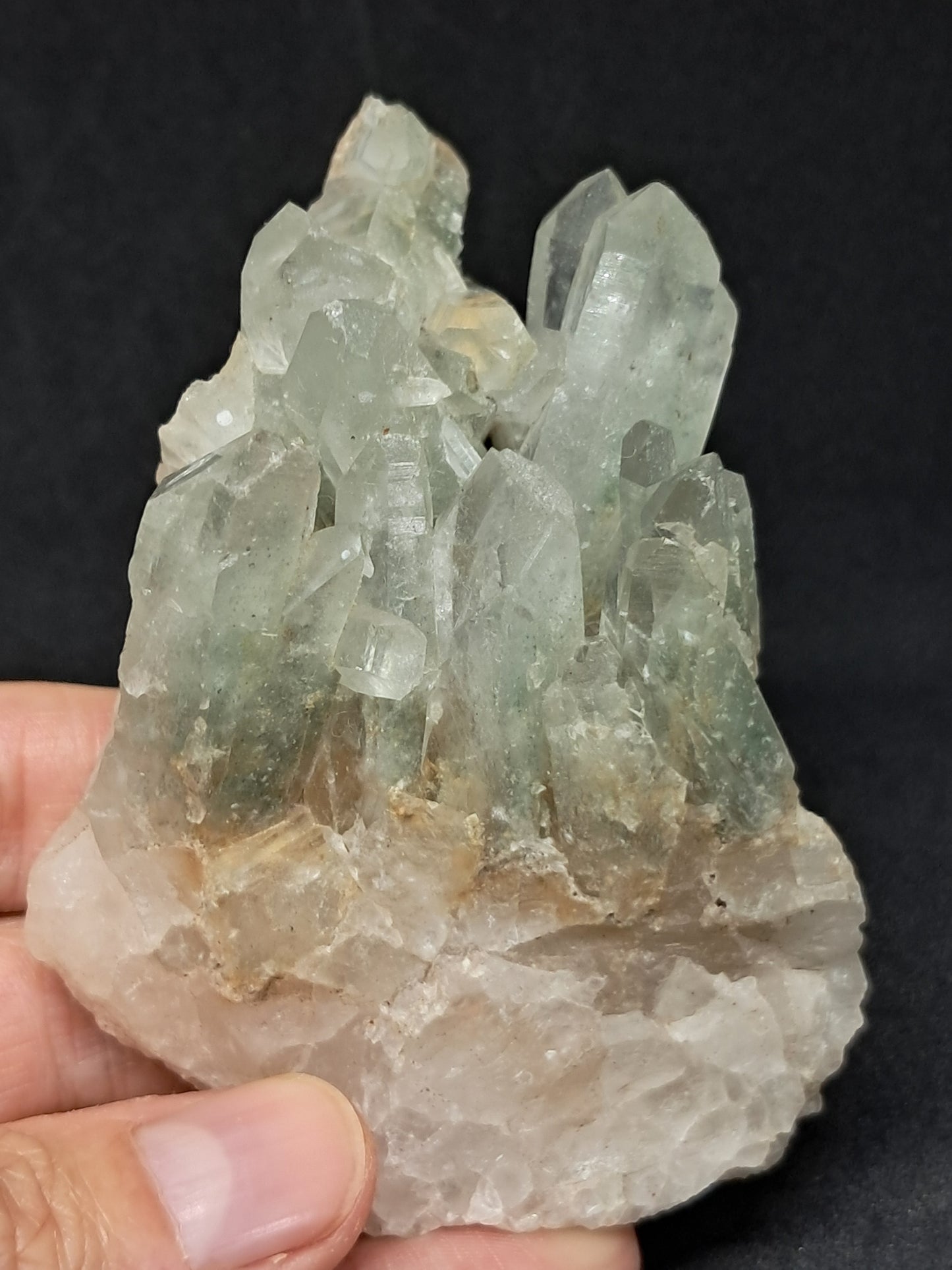 Chlorite Quartz Cluster (Himachal Pradesh) Rough Stone | Natural Crystal | Chamanic Garden | Mineral Specimen #CQ1