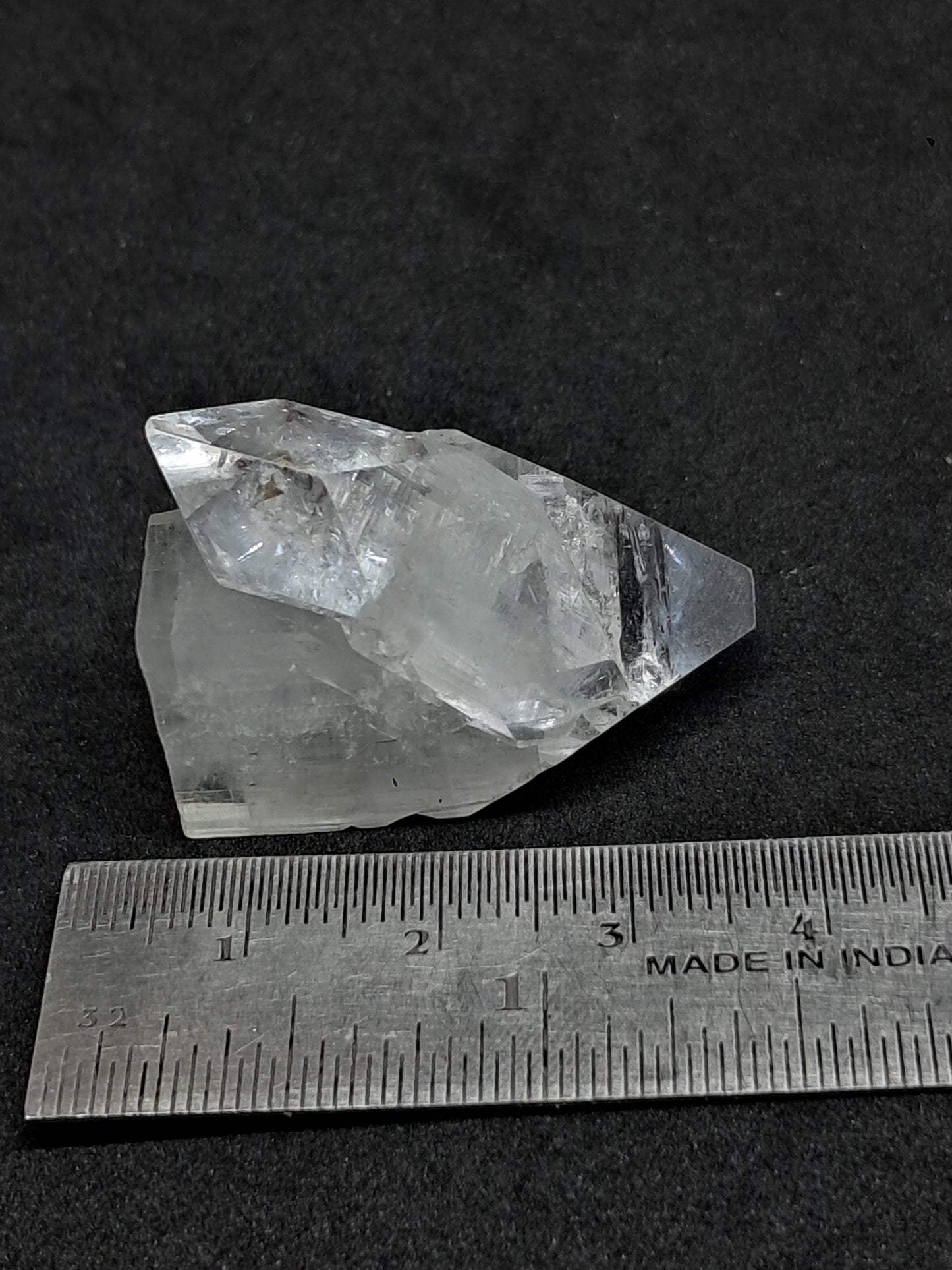 Clear Apophyllite Twinned Crystal (Ajanta) Natural Point | Mineral Specimen #AP58