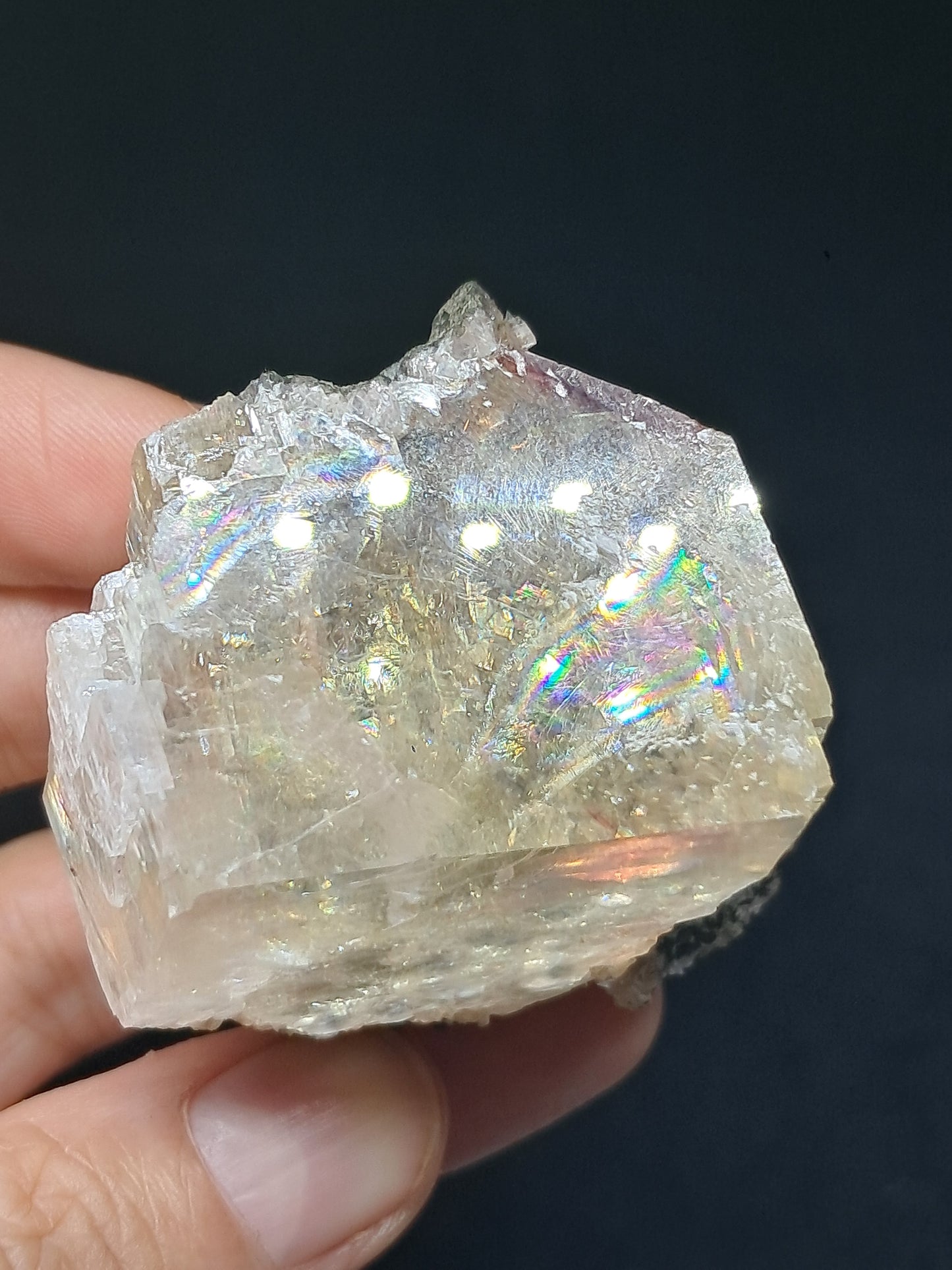 Calcita Frambuesa Mohosa *Hallazgo Raro* (Pithampur) Cristal Natural | Piedra Bruta | Muestra de Mineral #CA31
