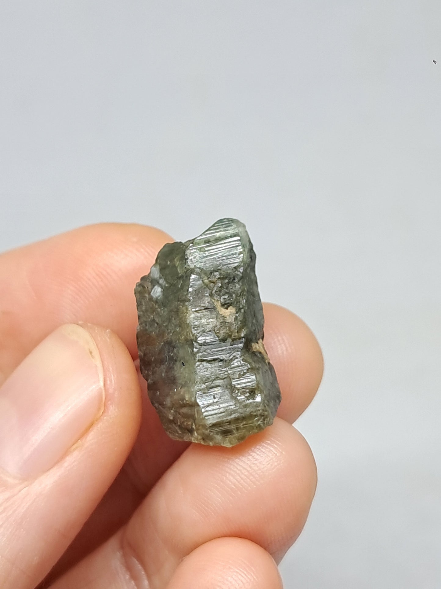Natural Greenish-Blue *Teal* Sapphire Crystal (Karur) Rough Stone | Mineral Specimen #SP21