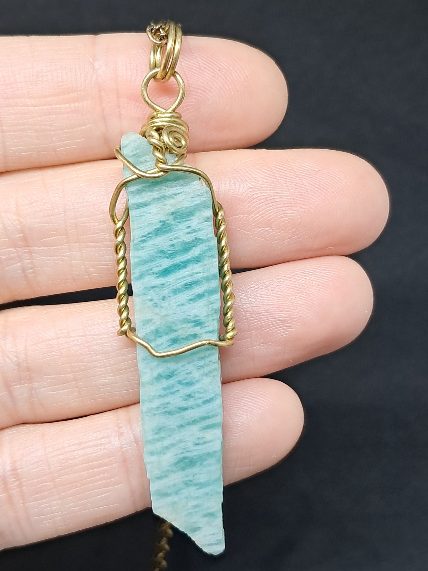Amazonite Pendant #JL12