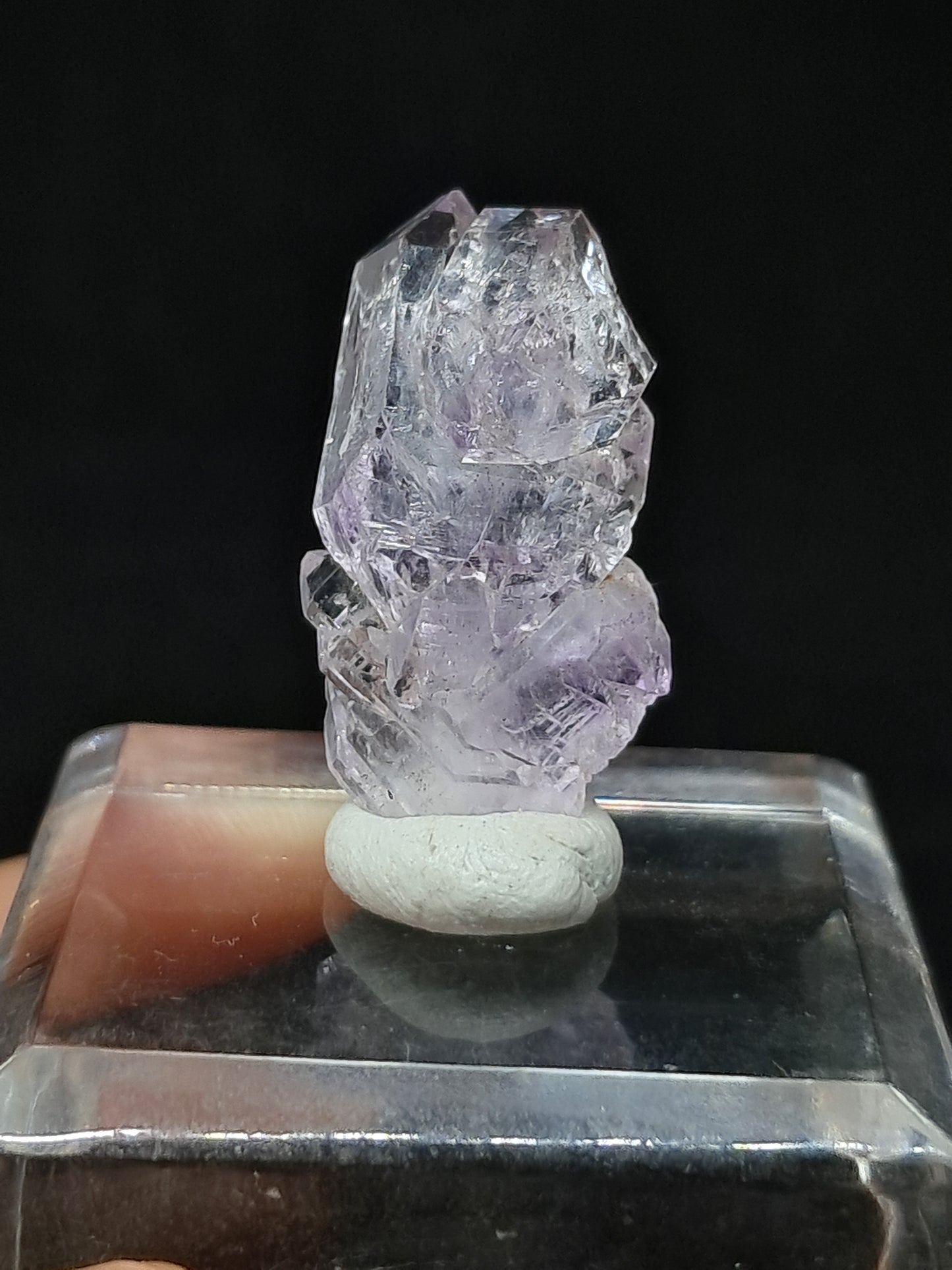Amatista en racimo (Karur) | Cristal en bruto | Piedra natural | Ejemplar mineral n.° KA114