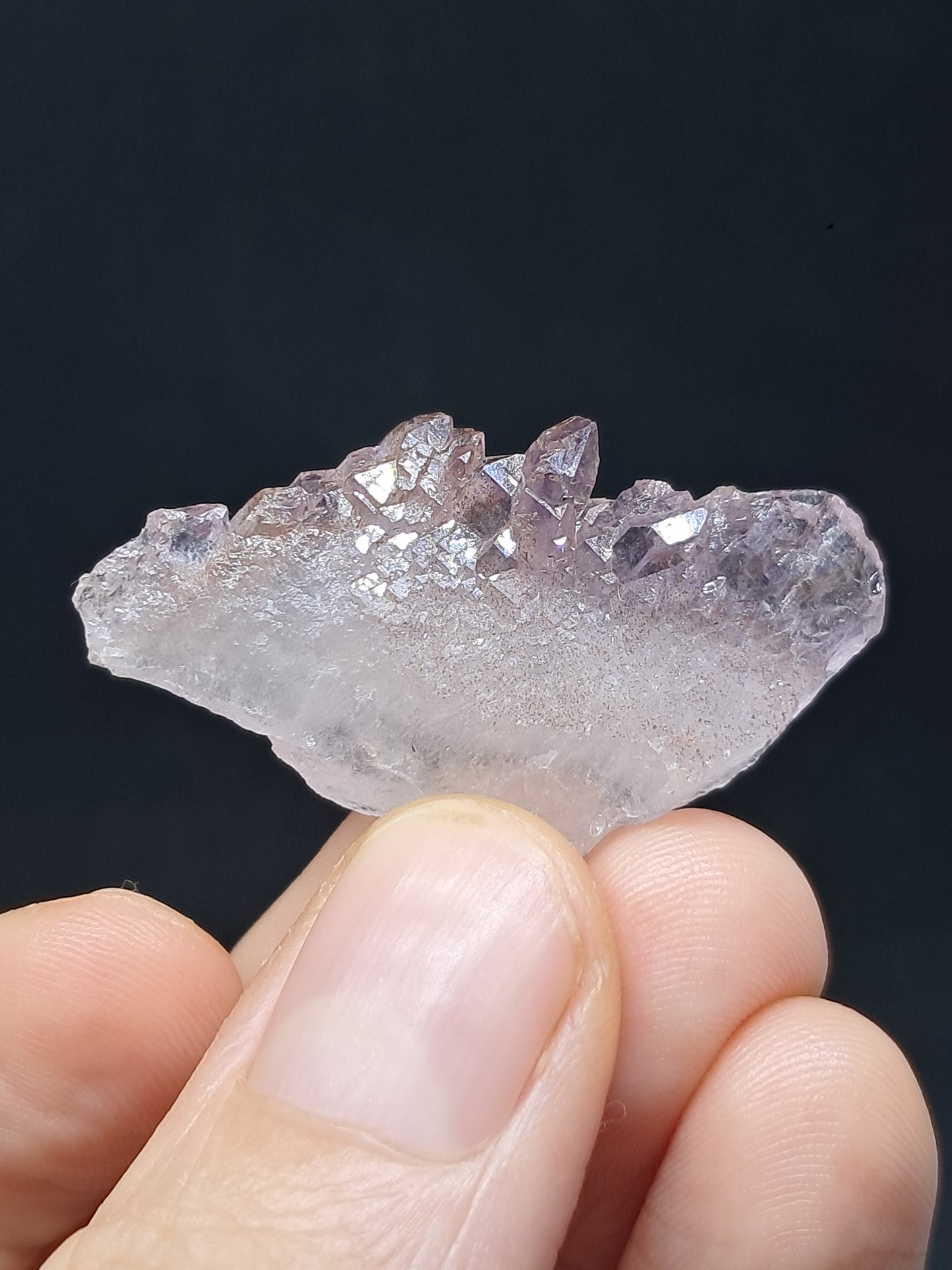 Elestial Amethyst w/ "Super Seven" inclusions (Karur) Crystal Cluster | Natural Stone | Mineral Specimen #KA88