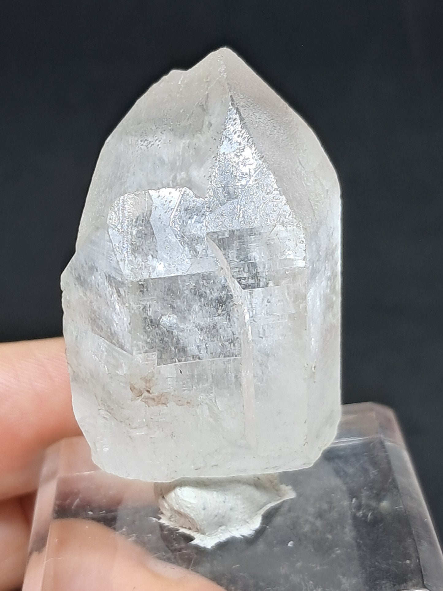 Himalayan Quartz Twin Crystal Point | Natural Etched Crystal | Rough Stone | Mineral Specimen #CH45