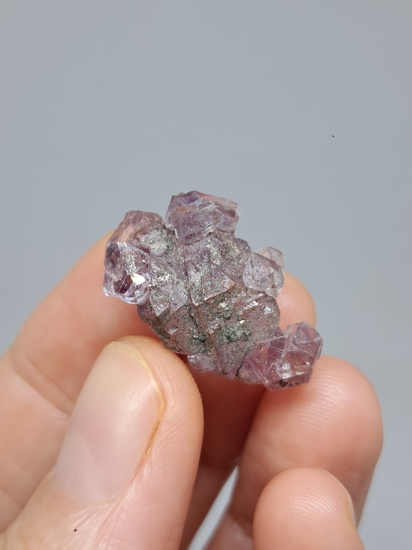Set of 3 Amethyst from Karur | Natural Crystals | Mineral Specimen #KA171