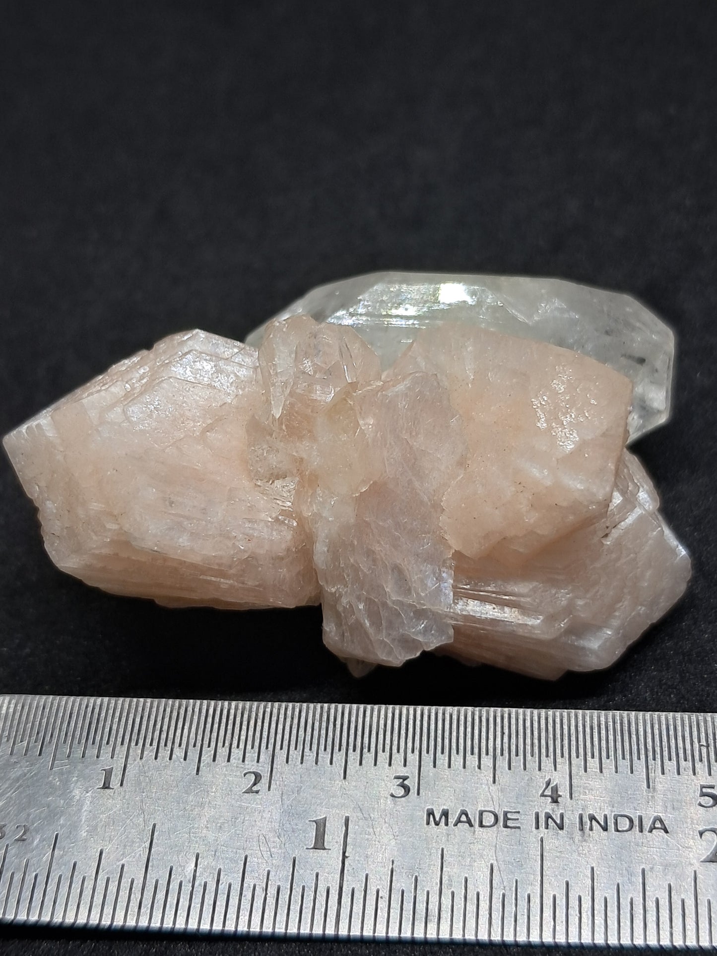 Apophyllite with Stilbite (Non-precious natural mineral) #AP7
