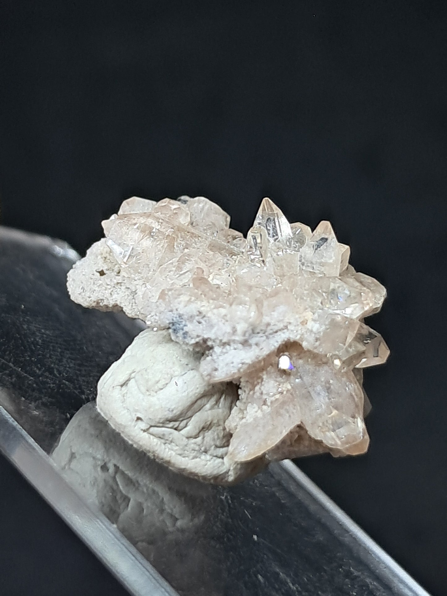 Topacio natural en racimo (México), piedra preciosa rara | Ejemplar mineral n.° TPZ9