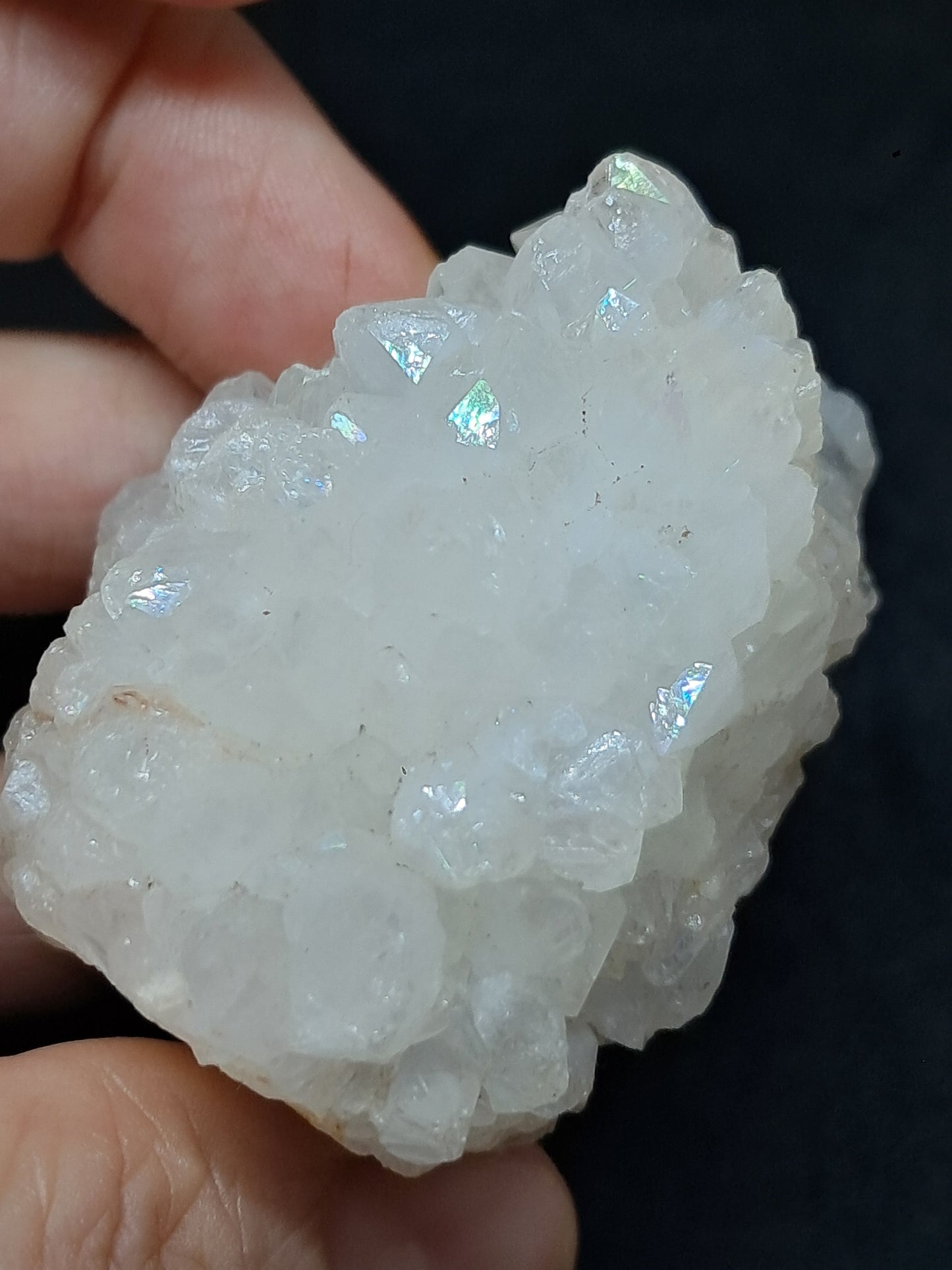 Iris Quartz (Aurangabad)| Anandalite | Cluster | Natural Crystal #AQ43