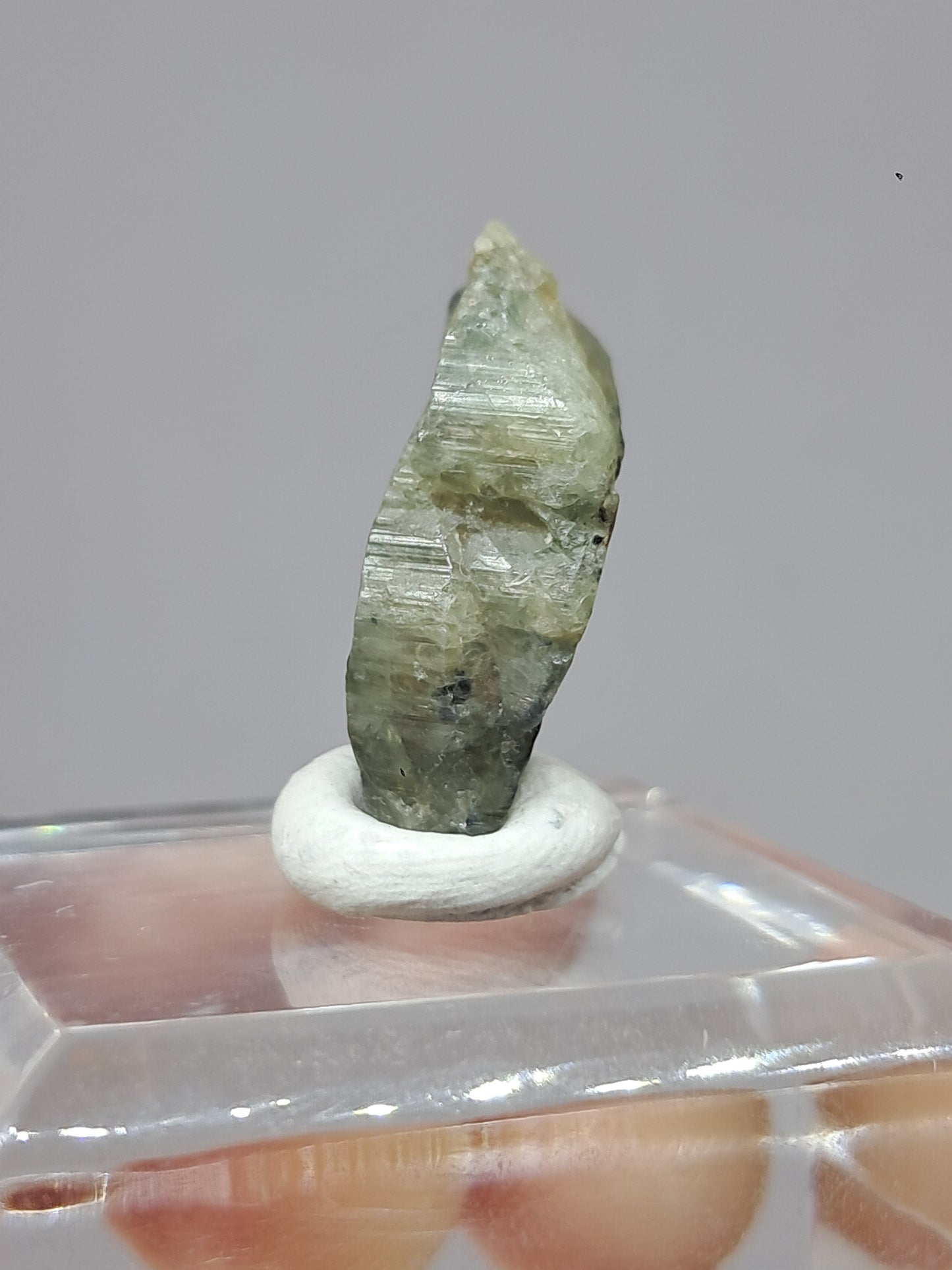 Natural Teal Green Sapphire Crystal (Karur) Rough Stone | Mineral Specimen #SP38