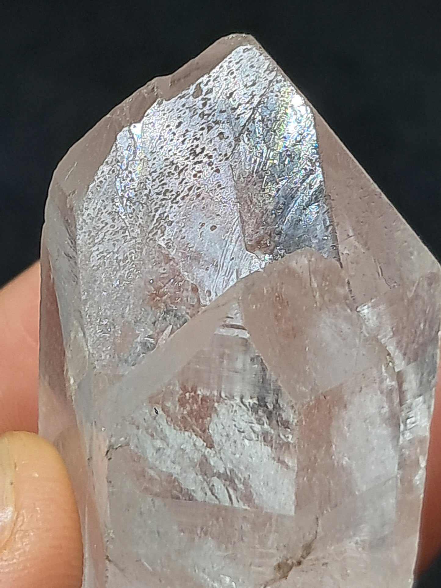 Himalayan Quartz Twin Crystal Point | Natural Etched Crystal | Rough Stone | Mineral Specimen #CH45