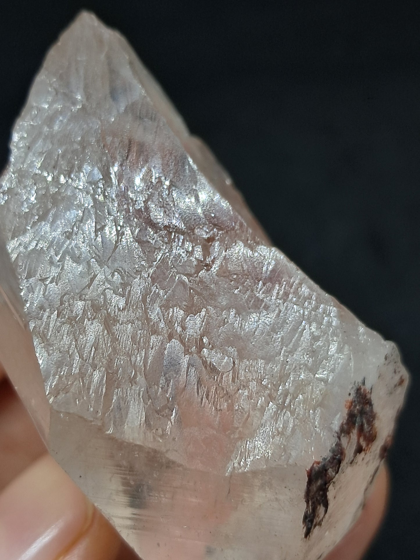 Himalayan Quartz Crystal Point with Pyrite Inclusions | Natural Stone | Mineral Specimen #CH52