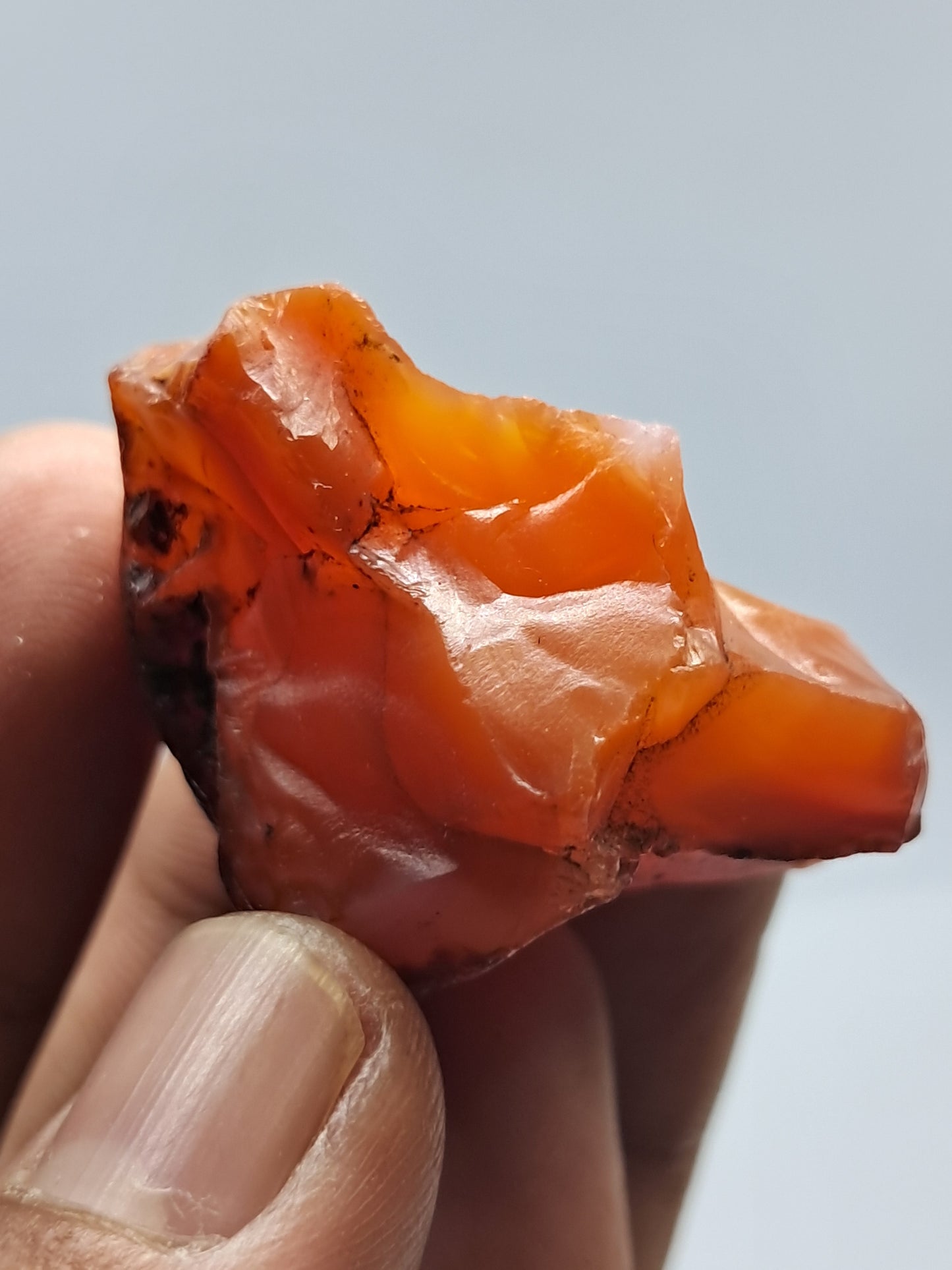 Rough Carnelian (India) Raw Stone | Natural Crystal | Mineral Specimen #CRN9